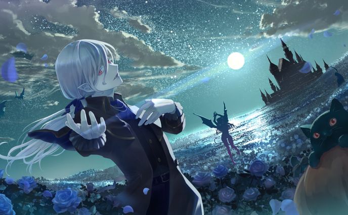 乙女ゲー風オリジナルイラスト