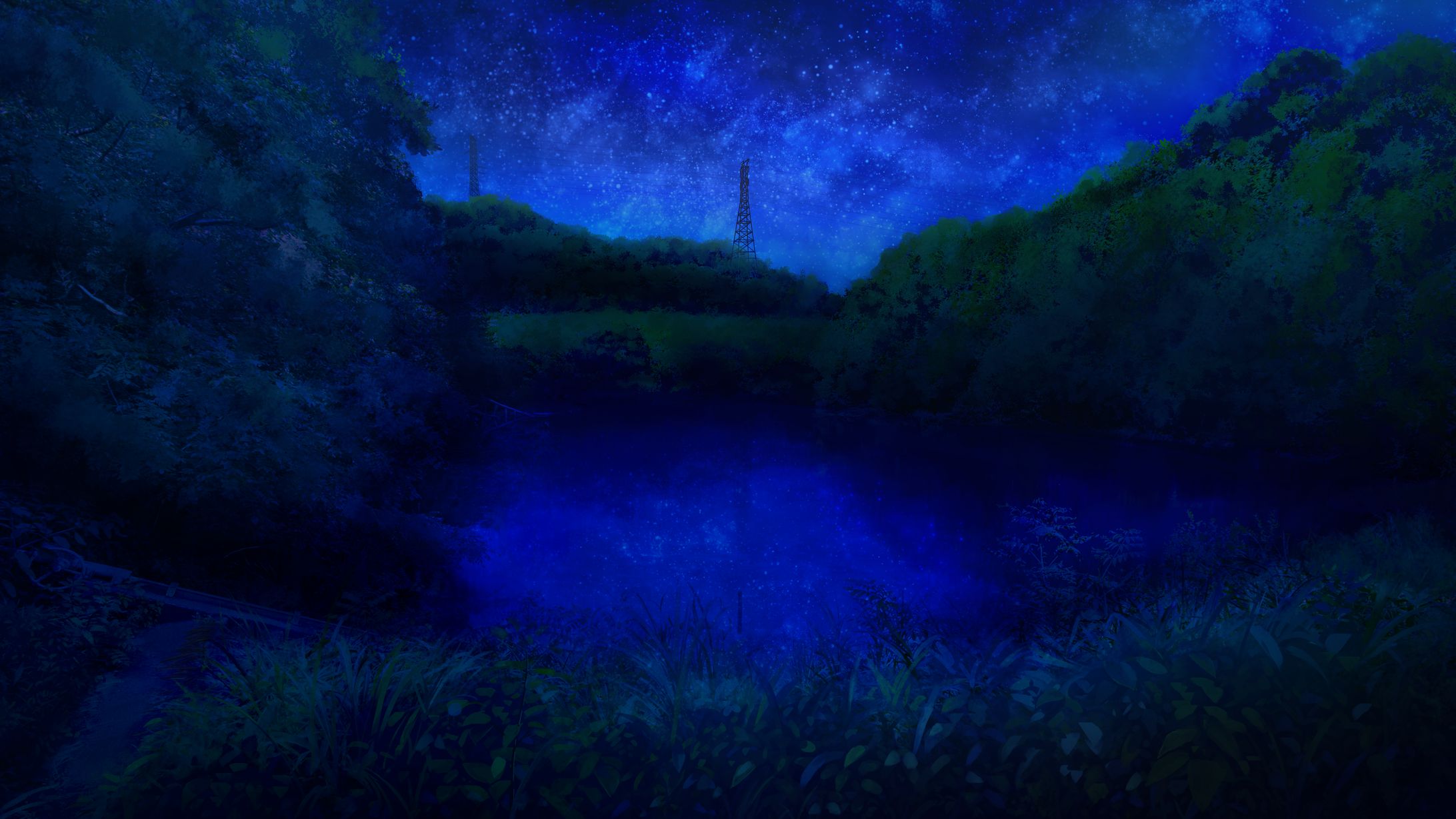 背景差分 泉 夜-1