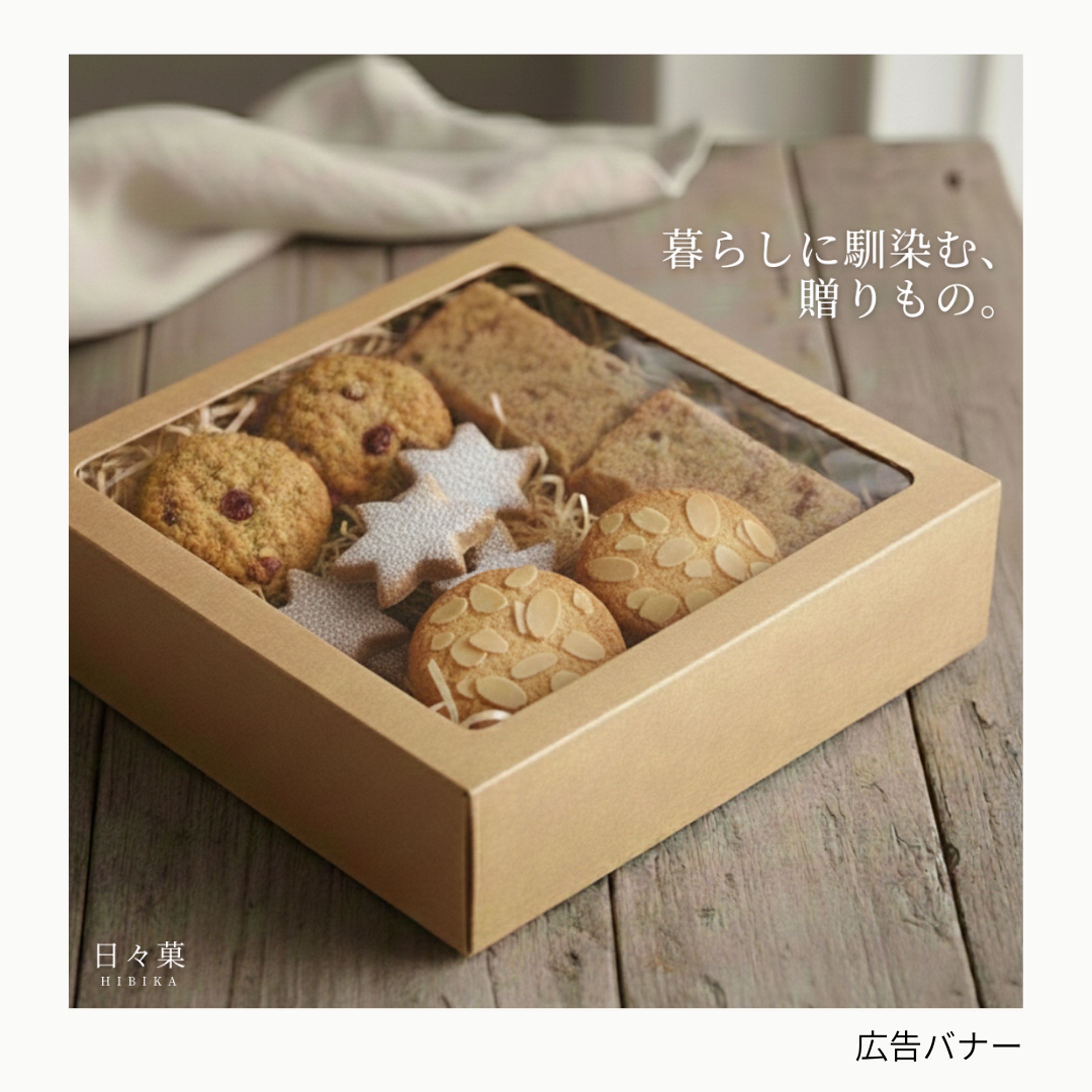 ブランドデザイン｜日々菓｜バナー・WEB-1