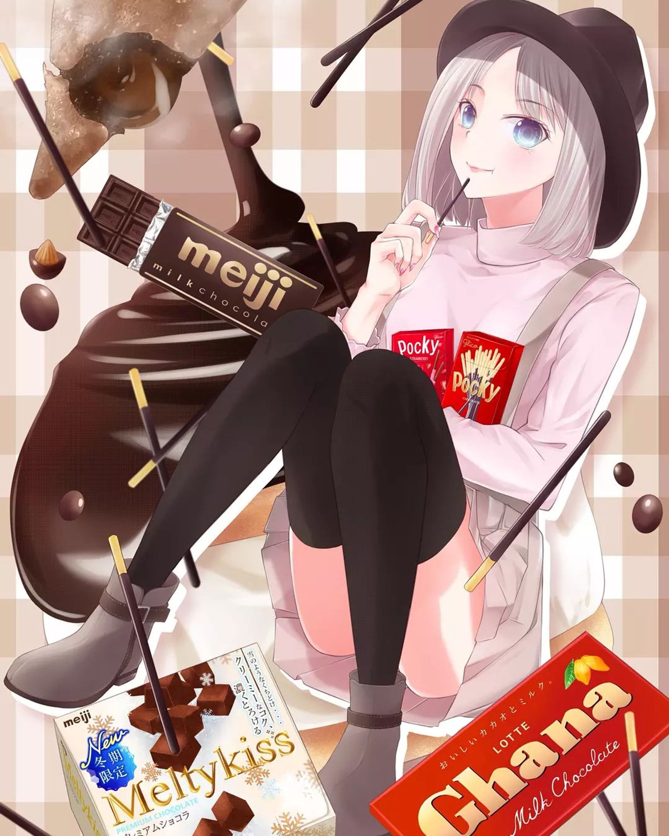チョコいっぱいしあわせつばき👼🏼❤️
MOWのチョコ味おいしかった(*ˊ˘ˋ*)
#イラスト #illustration #チョコ #お菓子 #女の子-1