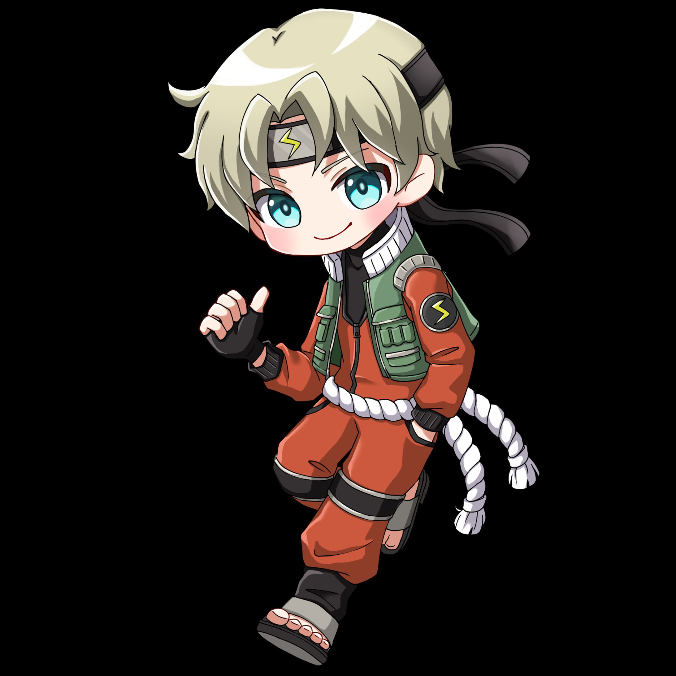Hattosonさん　3等身全身イラスト-1