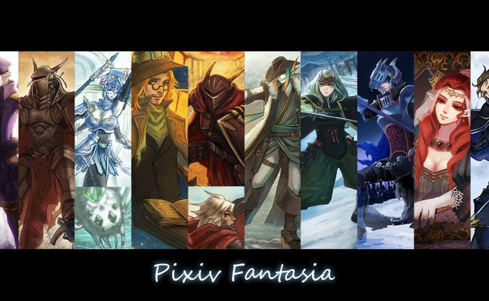 webイラスト企画参加作品　pixivファンタジア