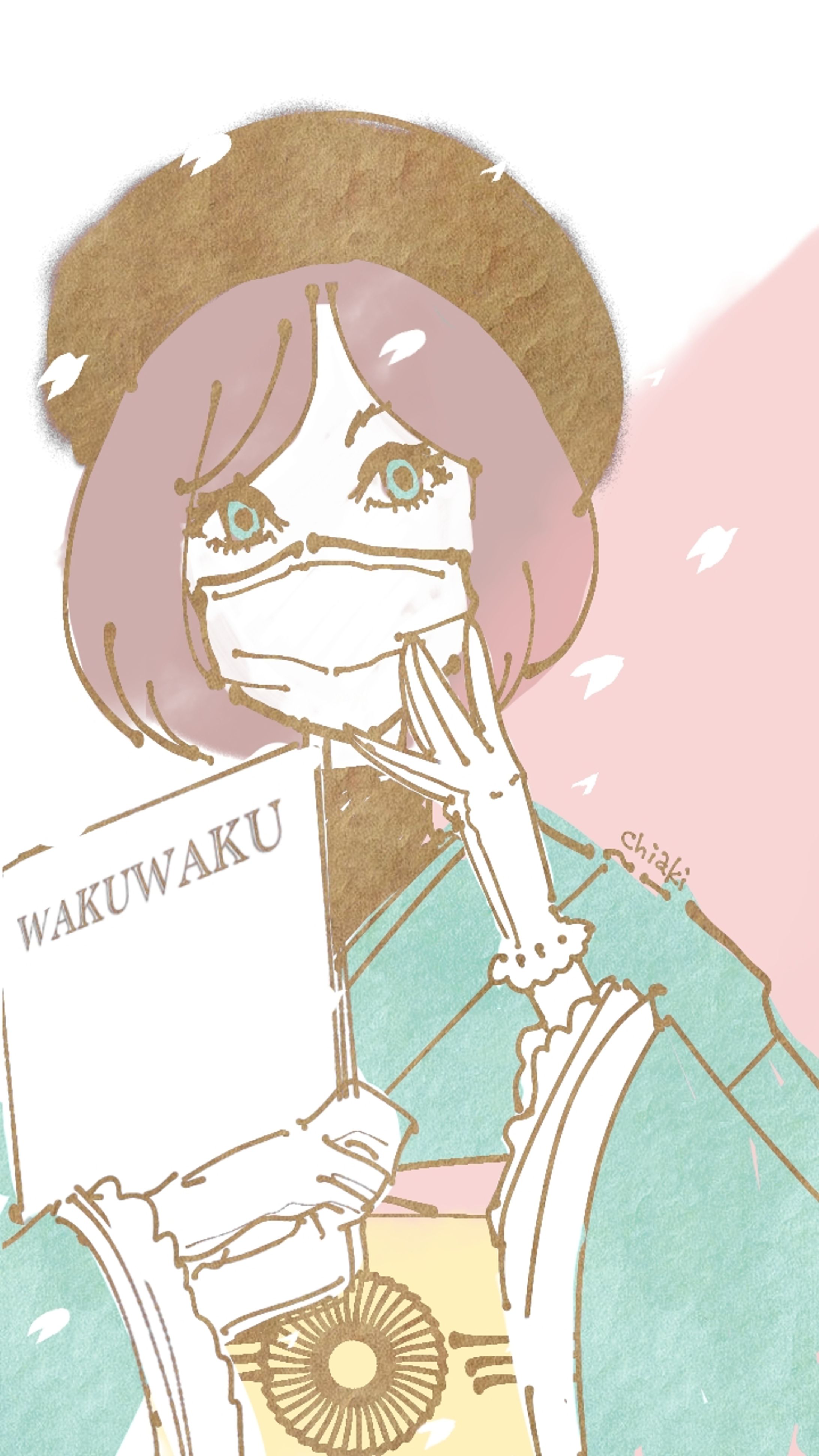 女性誌風イラスト-1