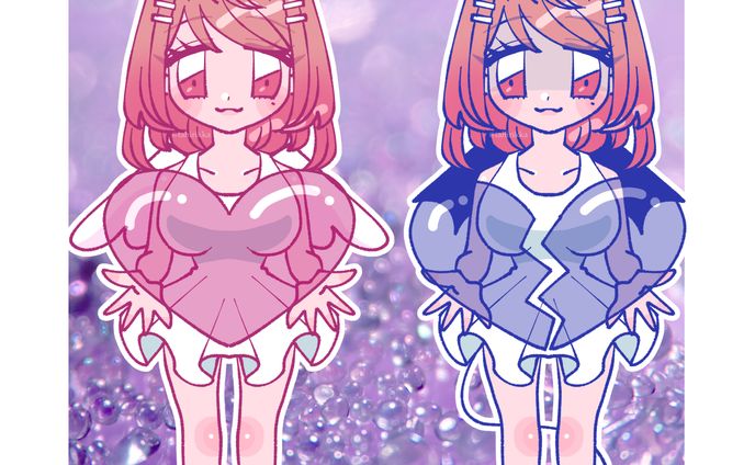 デフォルメイラストの練習