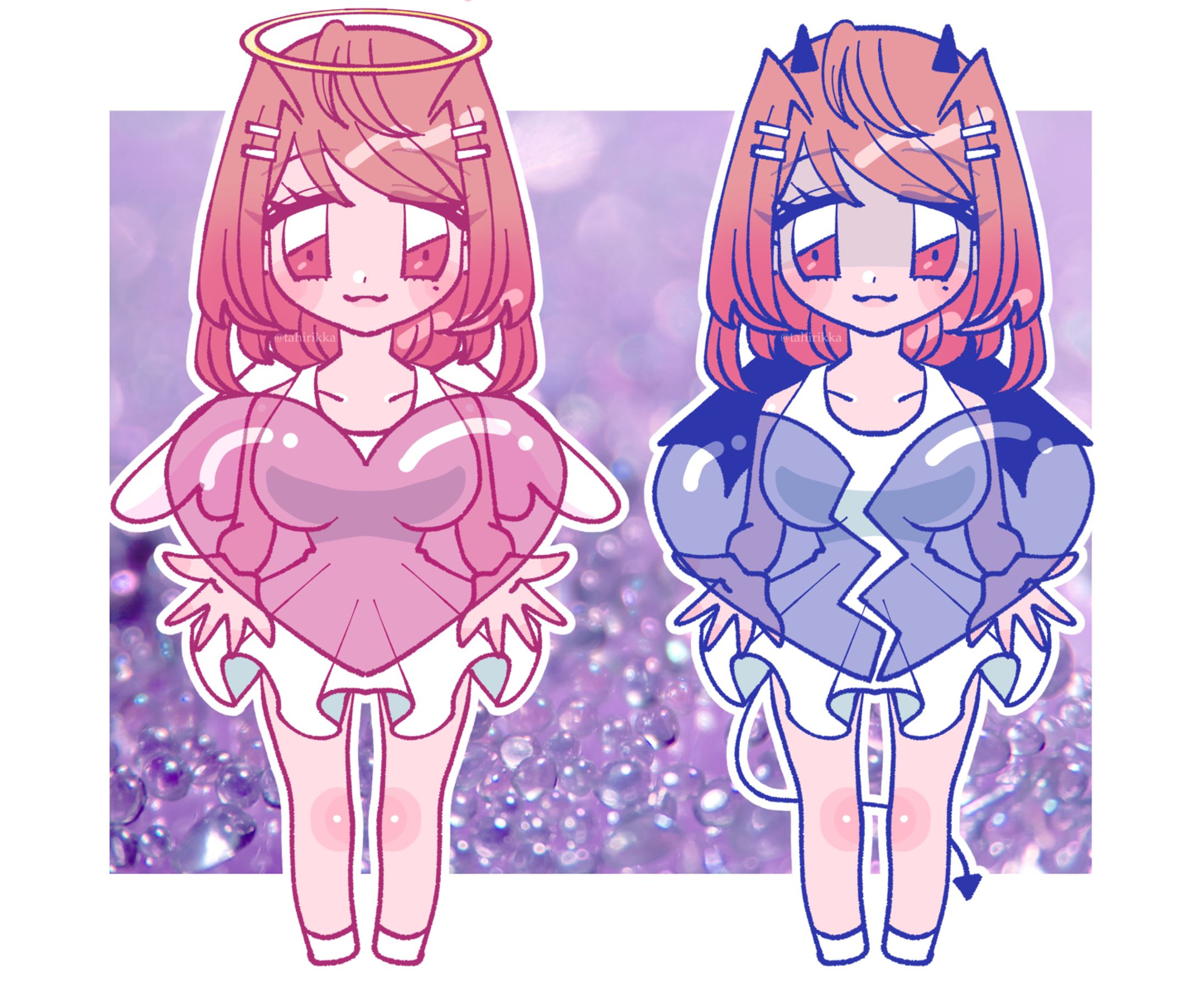 デフォルメイラストの練習-1