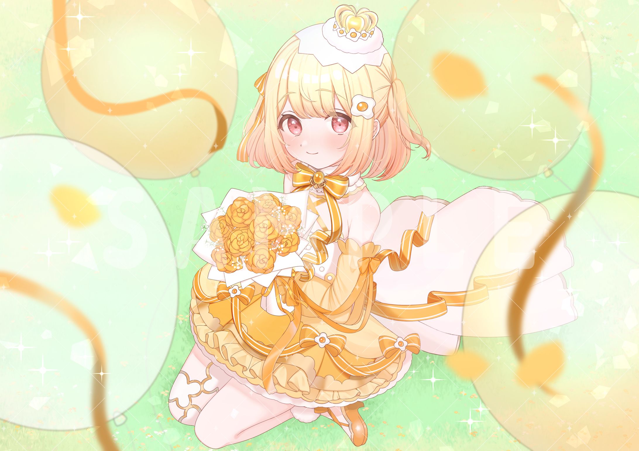 ぴぃpi様　お誕生日記念＋歌ってみたMVイラスト-1