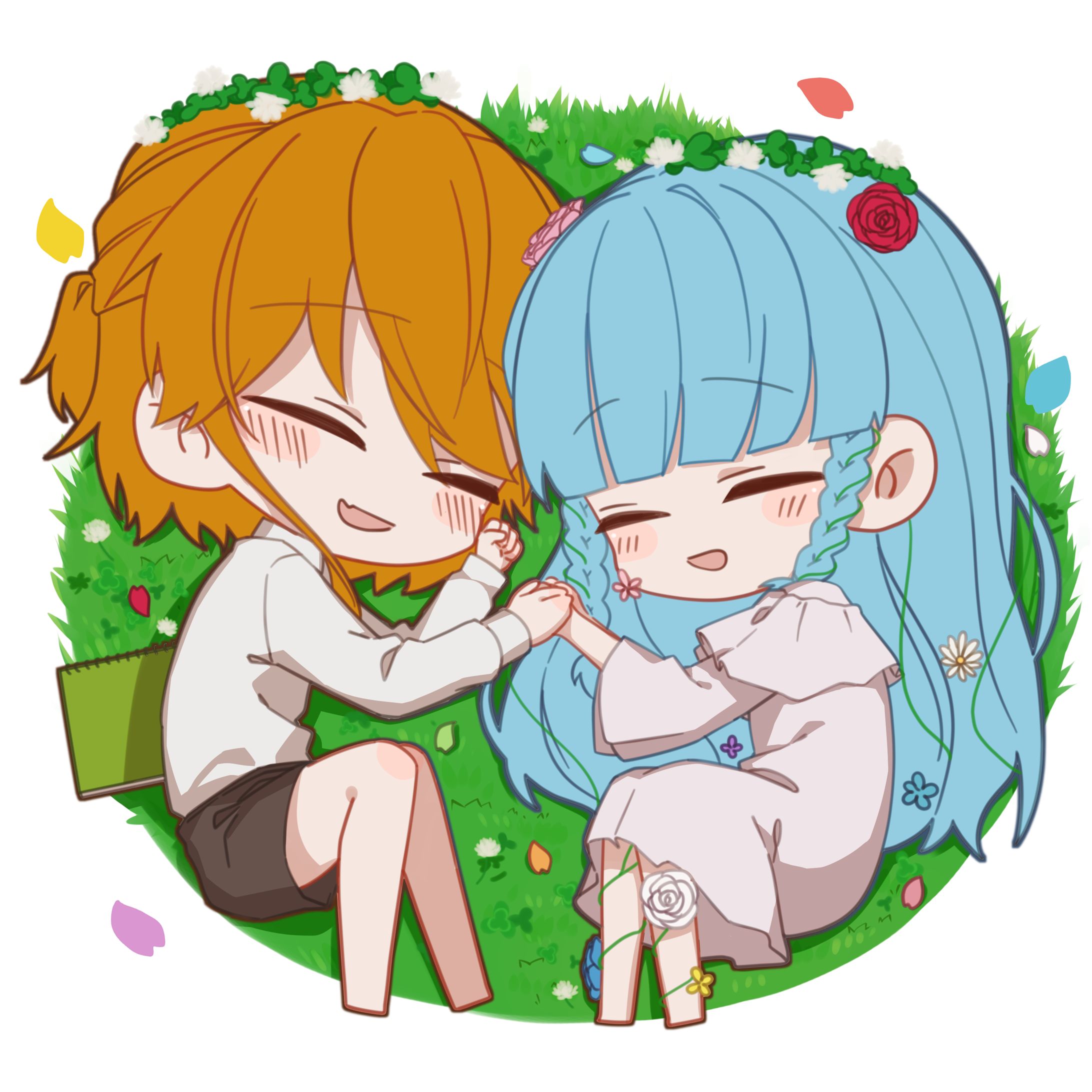 花冷え自陣アクキーイラスト-1