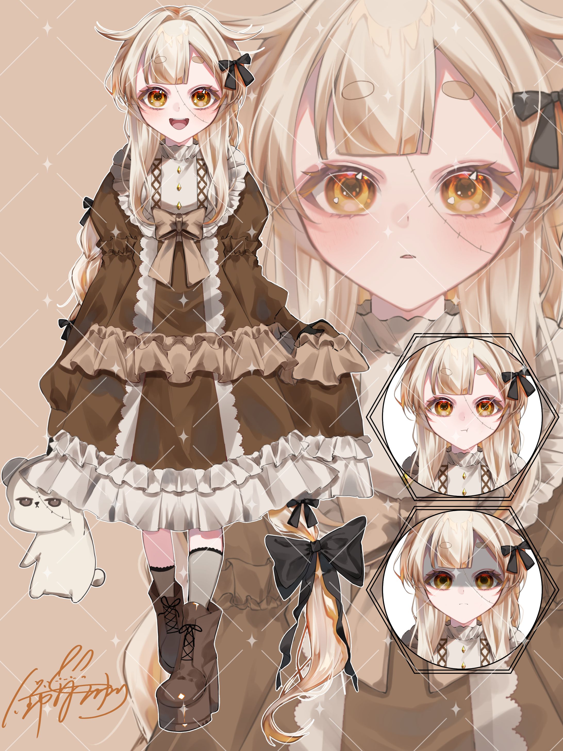 『お仕事』IRIAMライバー様 新立ち絵（ベティ・アンブル様）-1