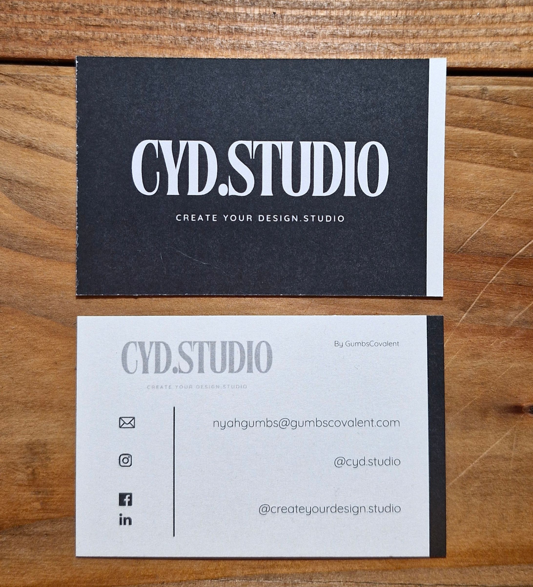 Business cards for CyDStudio -1