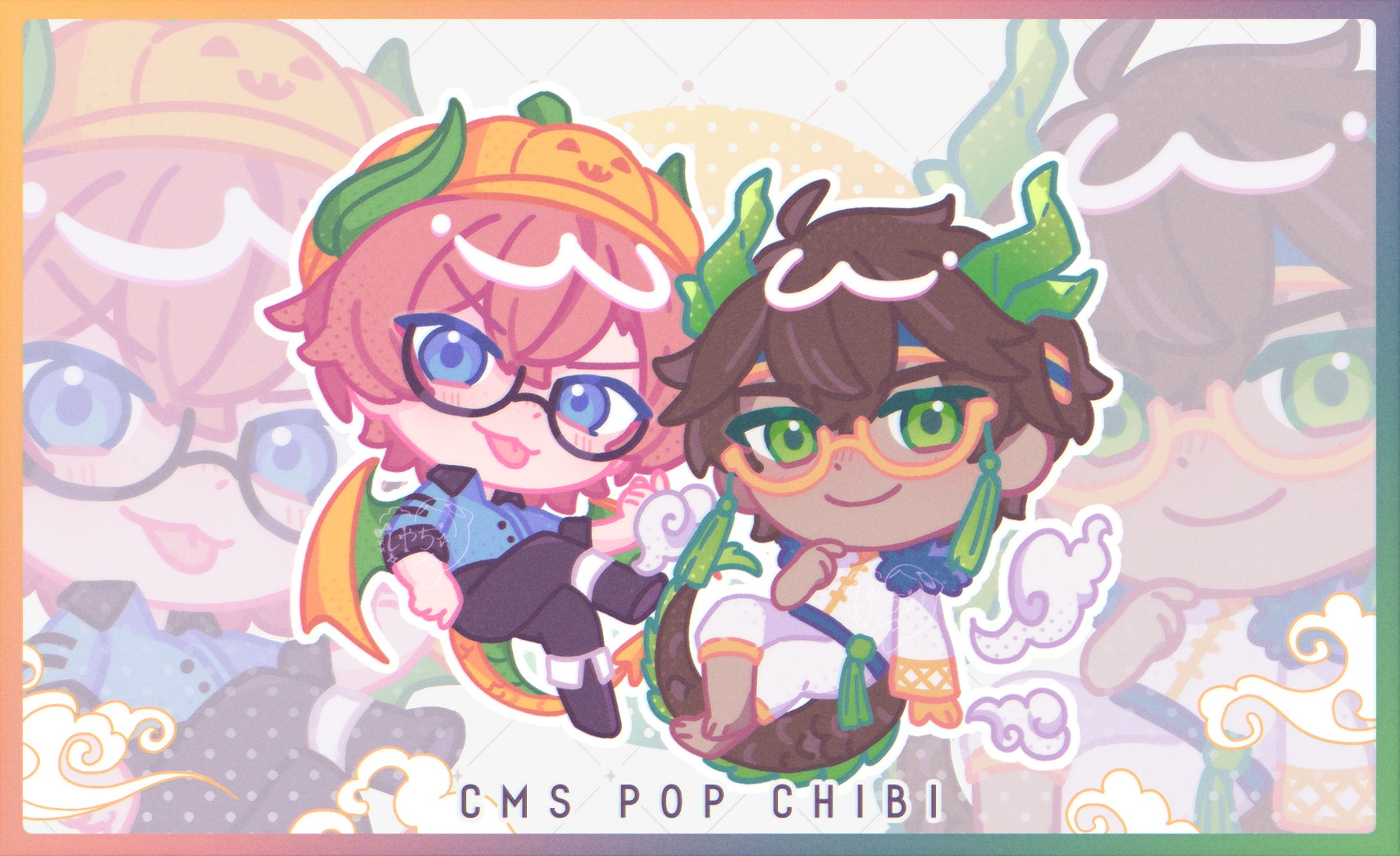 POP Chibi Dragon Hi & Zekai-1