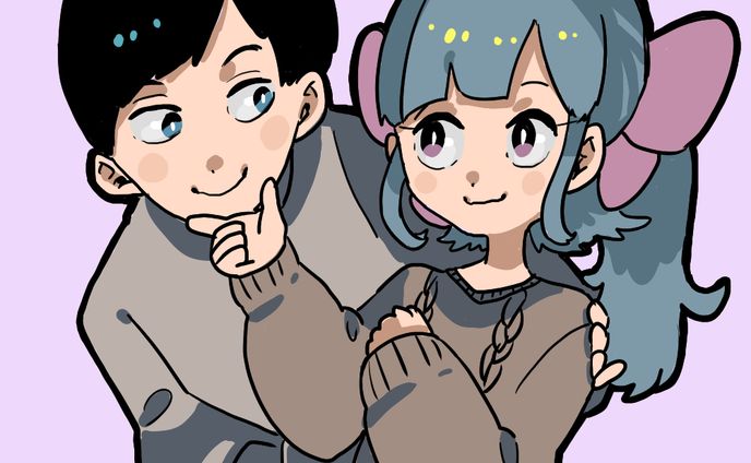 キャラクター風の人物イラスト