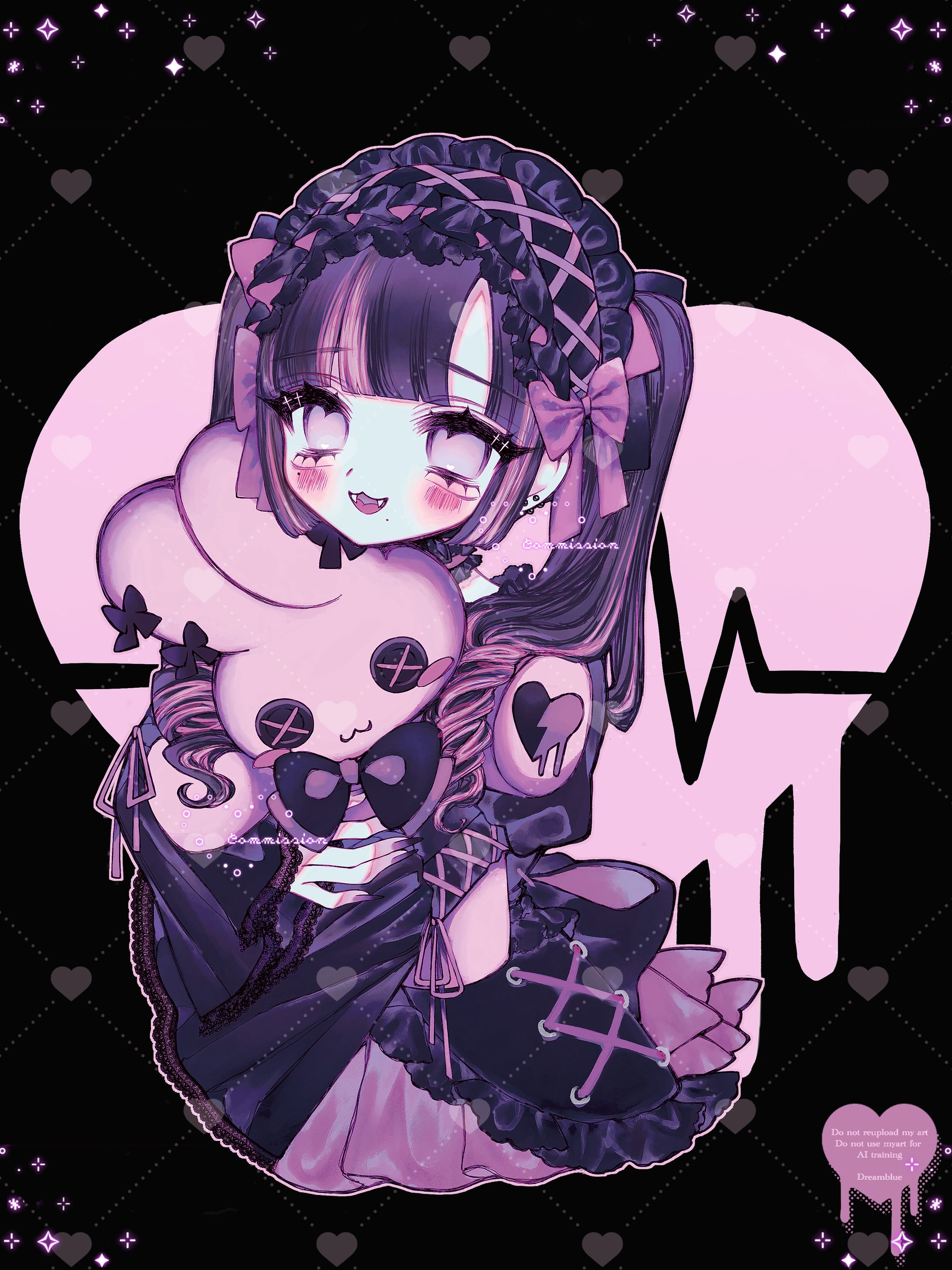 クライセカイ 御來夜さくは様 生誕Tシャツイラスト-1