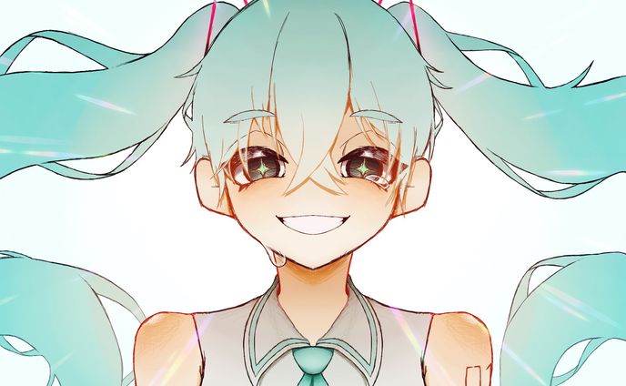 初音ミク（等身絵）