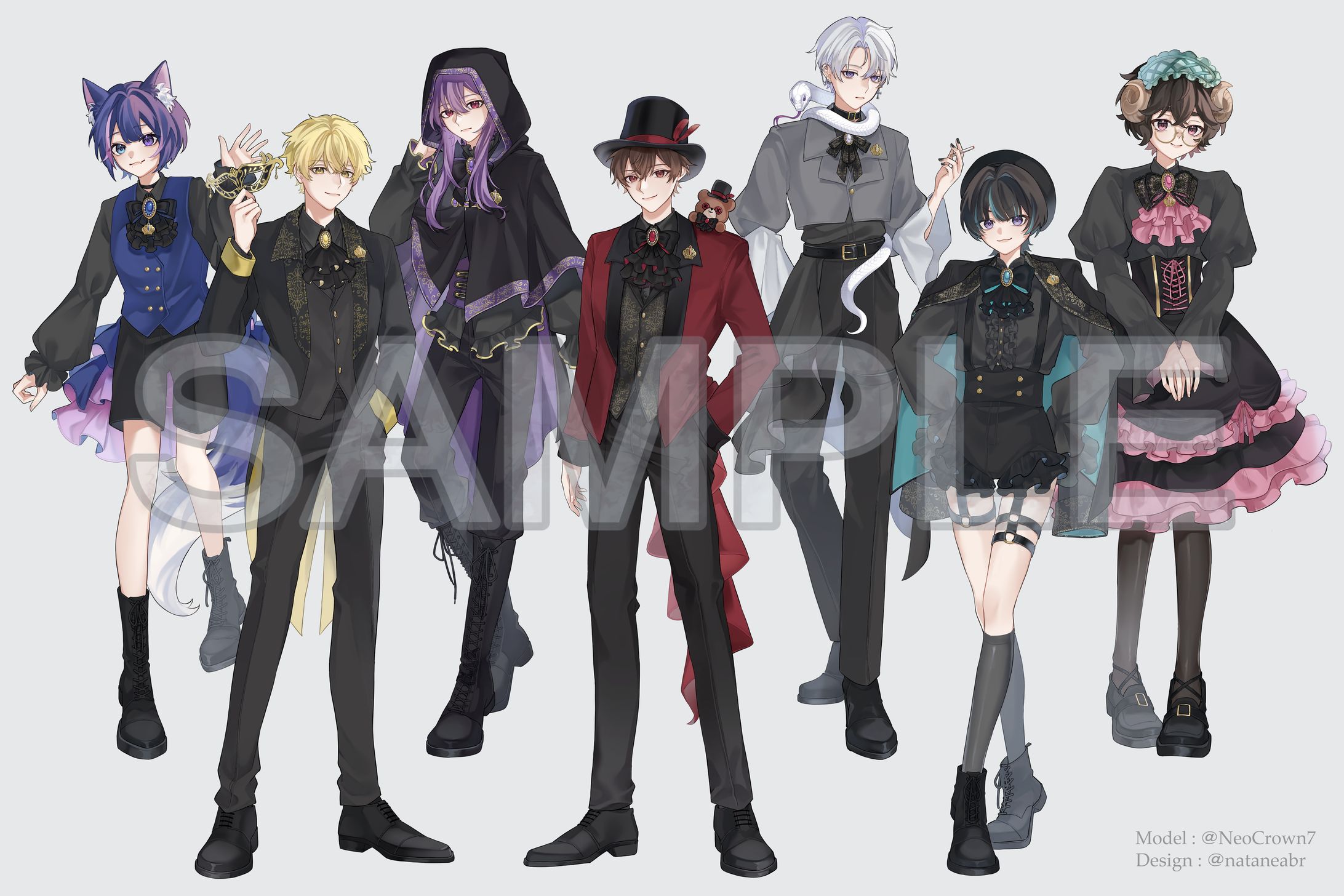 NeoCrown様　COMMISSION(2025)-1