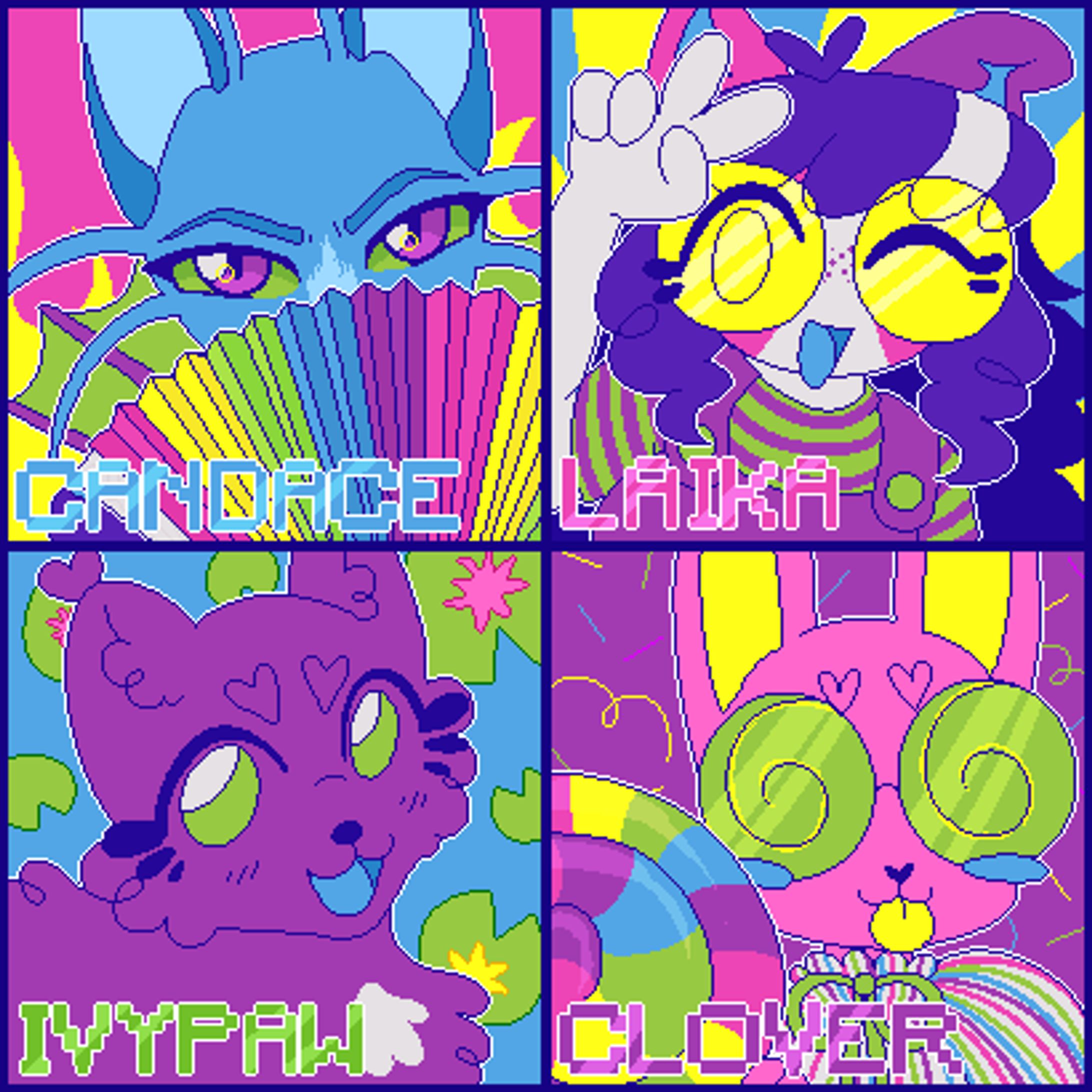 200x200 Lisa Frank Inspired Pixel Icons-1