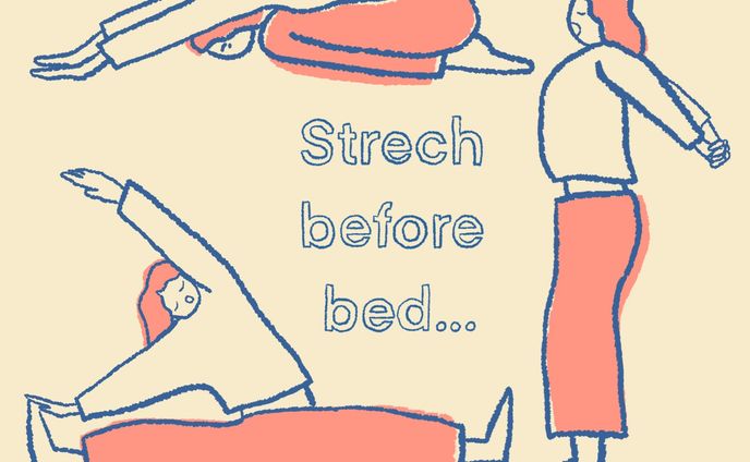 strech before bed