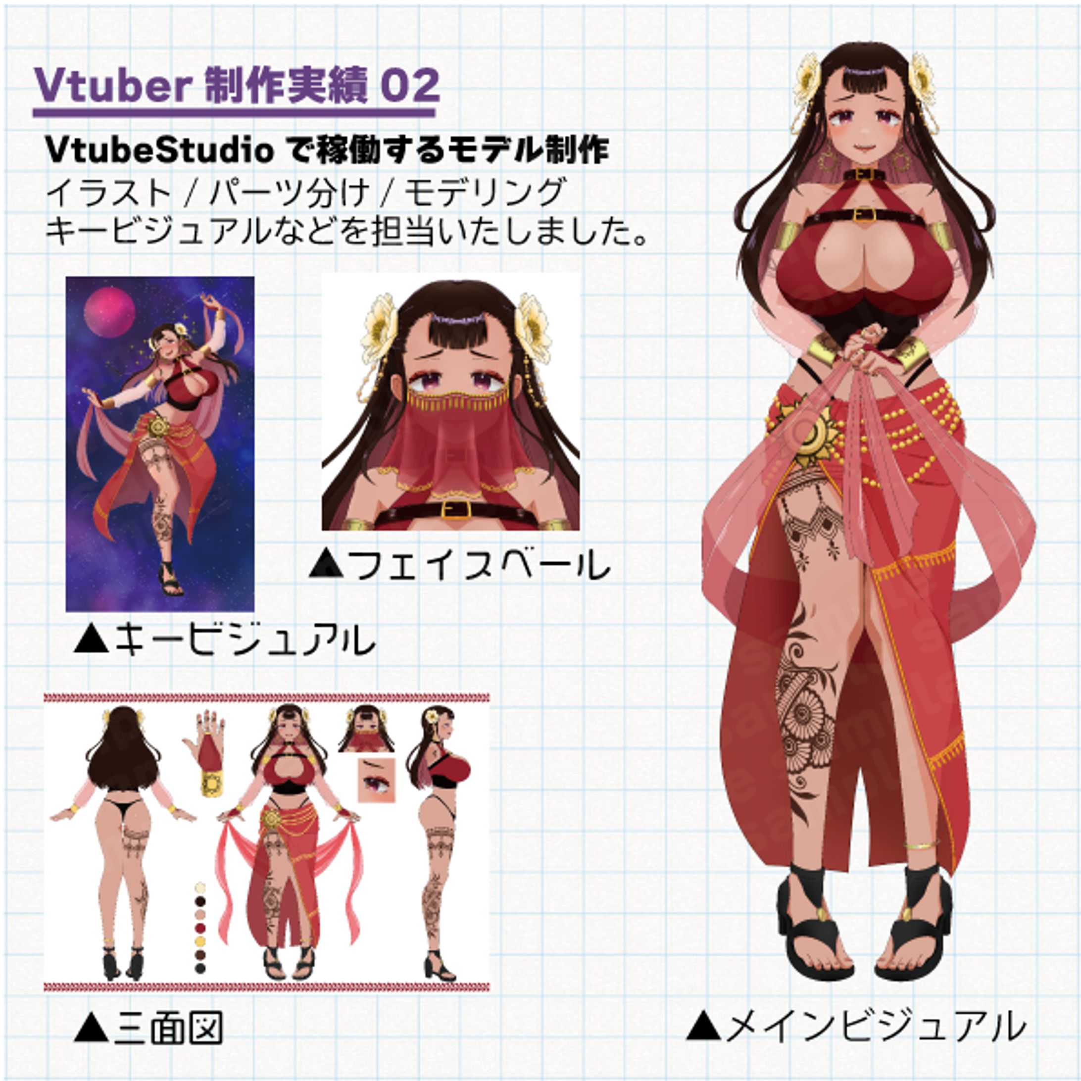 Vtuber制作実績02-1