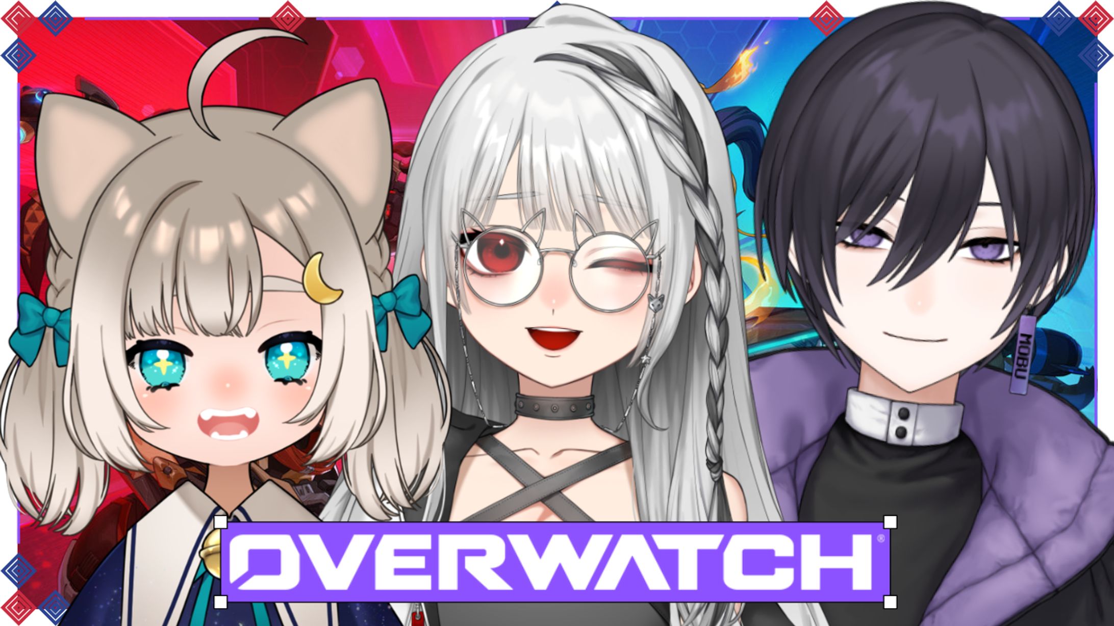 OWコラボ/wおむちゃん＆モブくん-1