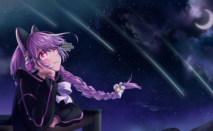 星詠れい様　待機画面イラスト