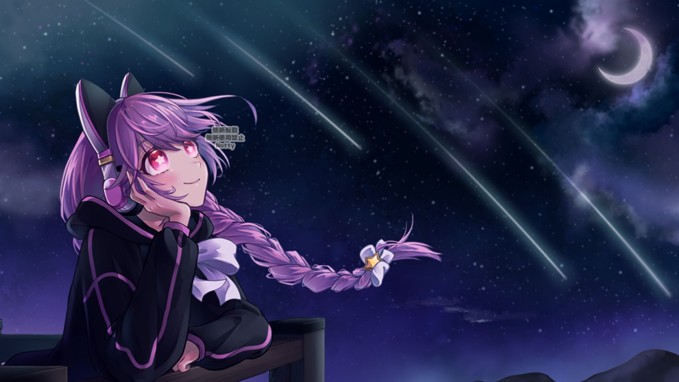 星詠れい様　待機画面イラスト-1