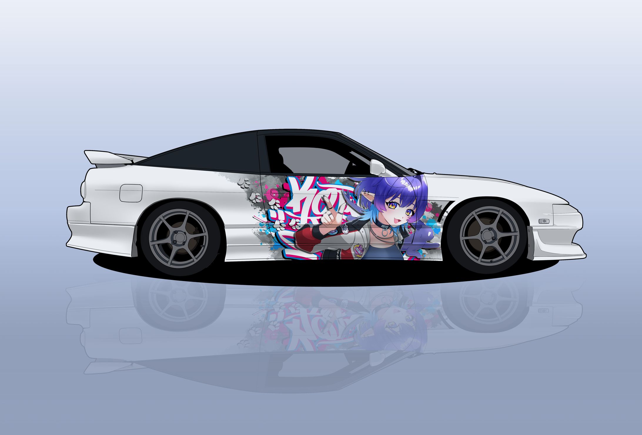 痛車デザイン/イラスト制作-1