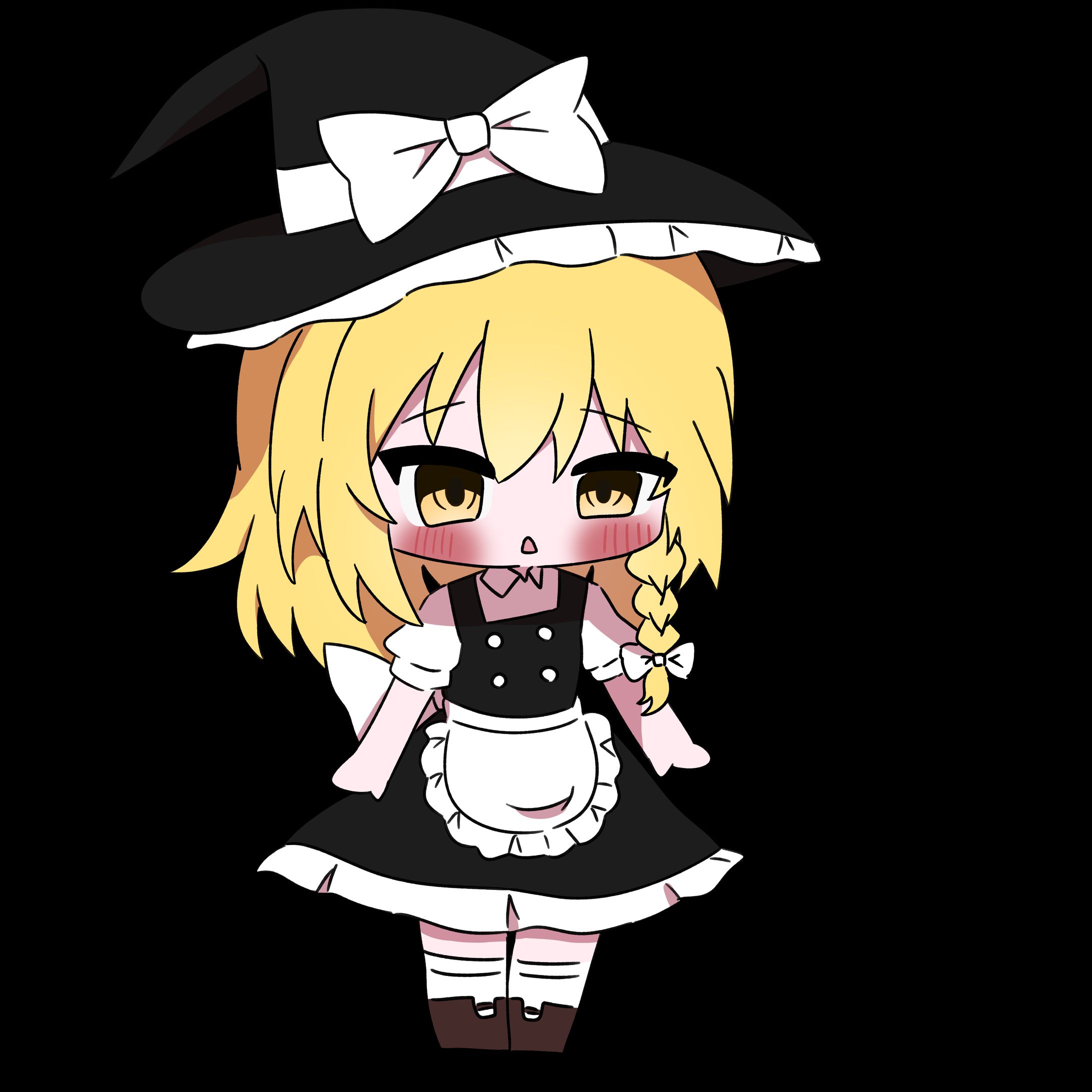 魔理沙　立ち絵-1