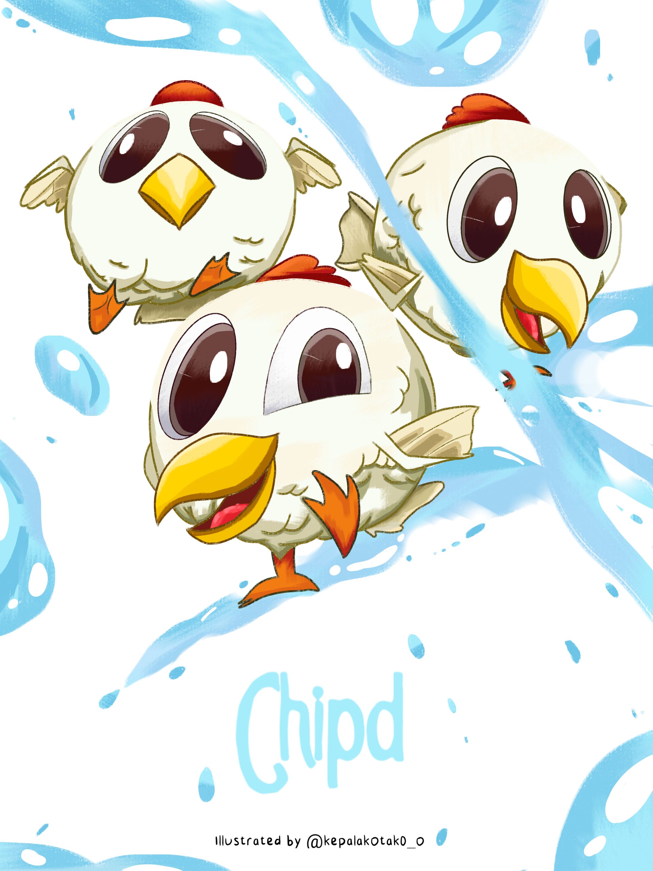 Hello my name is "Chipd". Character design sample #1-1
