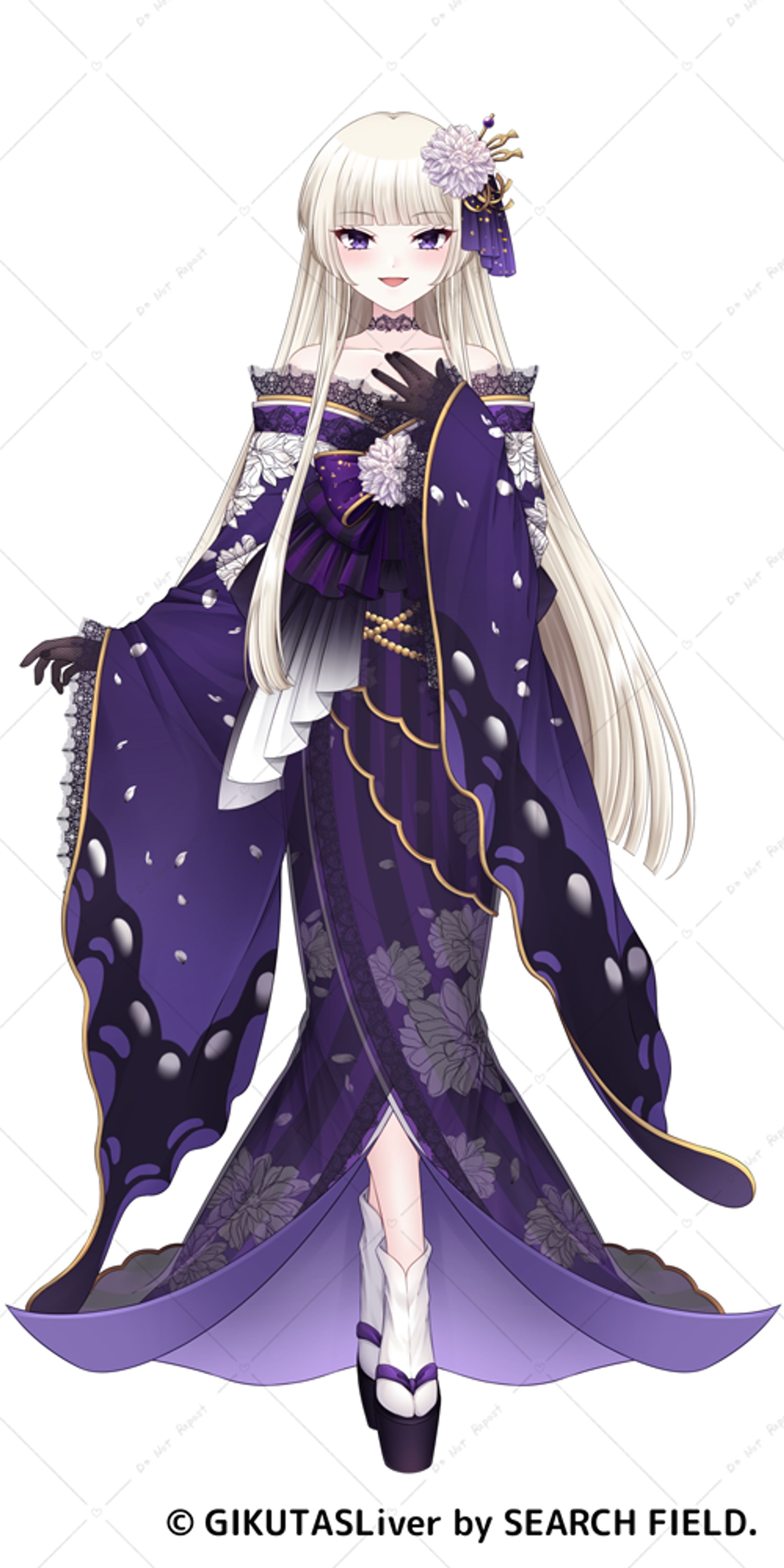 【IRIAM立ち絵】白菊 司夜様-1