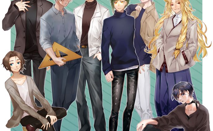 立ち絵見本(男性)