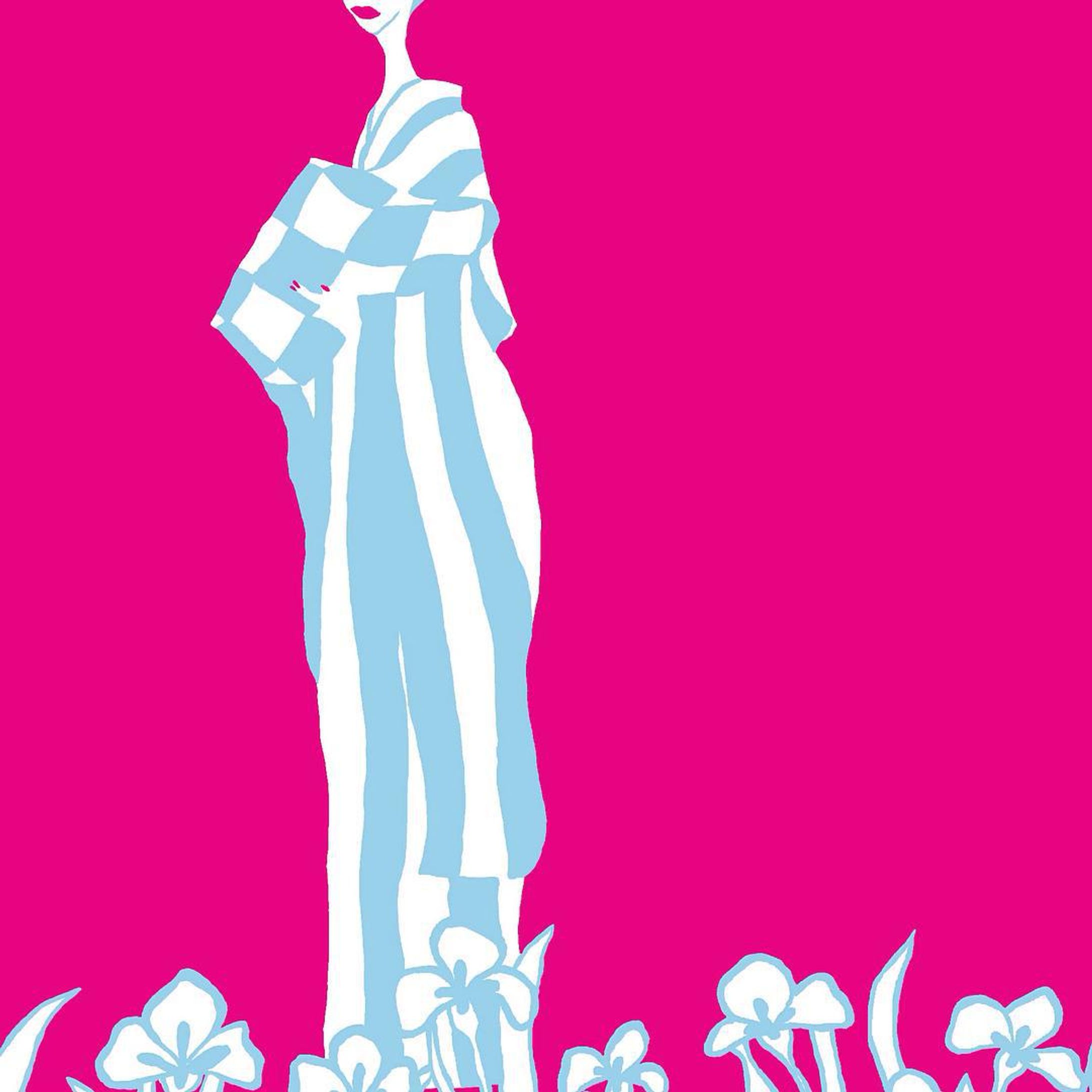 #illustration #illustrator #pink #paris #photo #popart #idmagazine #magazine #mode #fashion #love #lofficiel #chic #journey #elle #vogue #kimono #yukata #tokyo #japan #着物 #和 #アート #装画 #ファッション #レトロ #雑誌 #イラストレーター-1