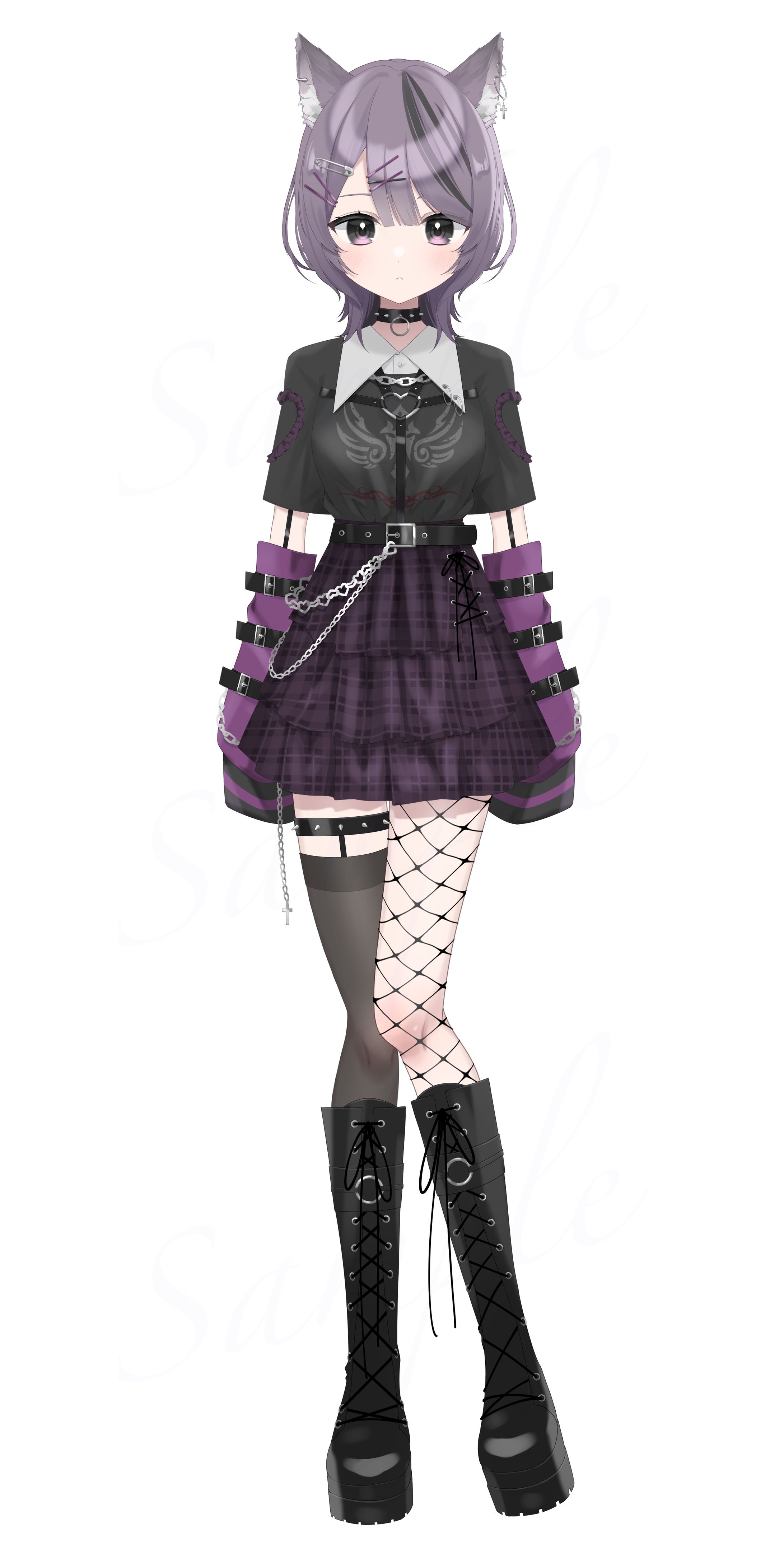 紫沙ゆのん様 キャラクターデザイン・立ち絵-1