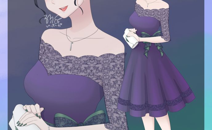 雪姫綾輝様IRIAM配信用立ち絵