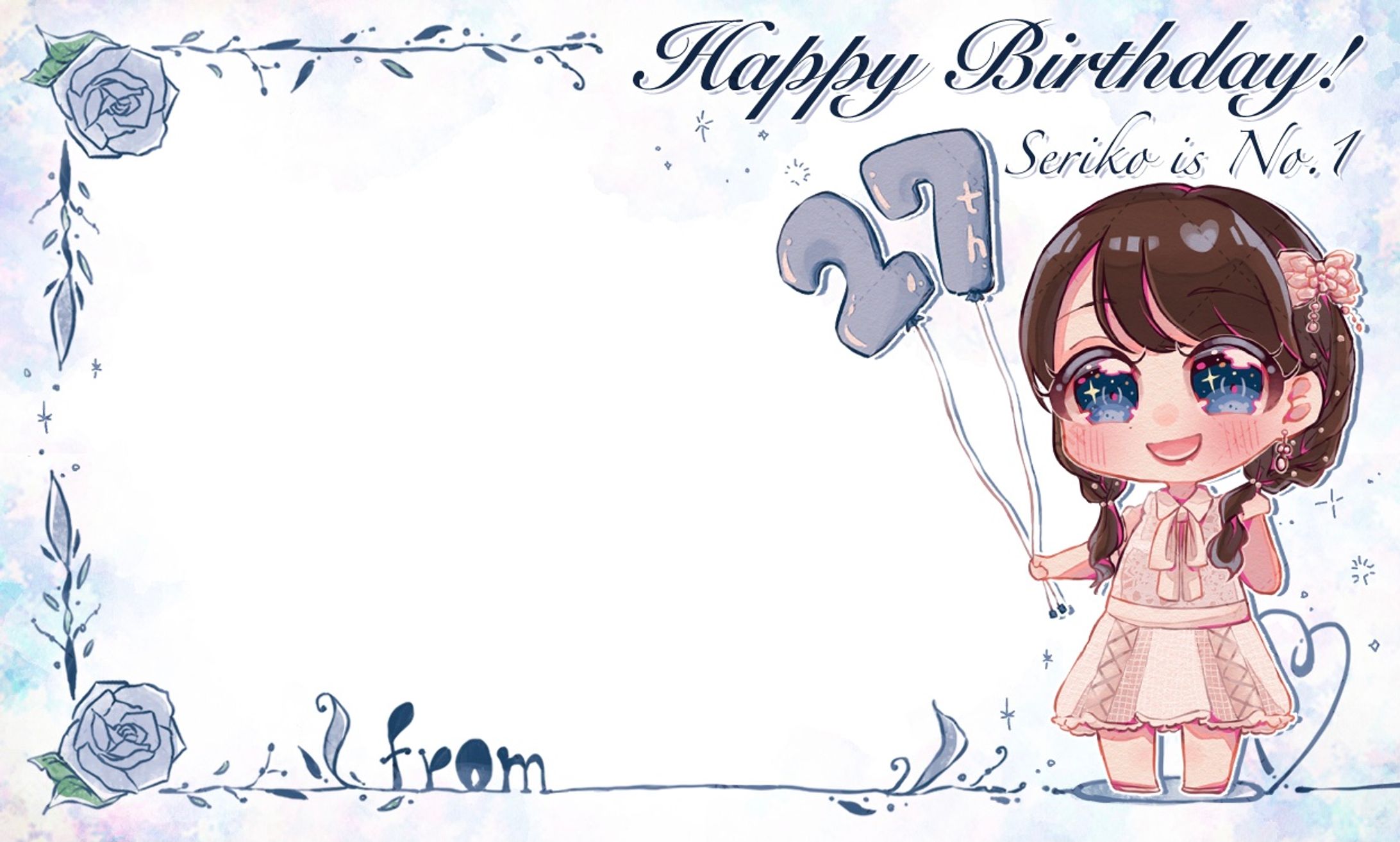 生誕メッセージカード-1