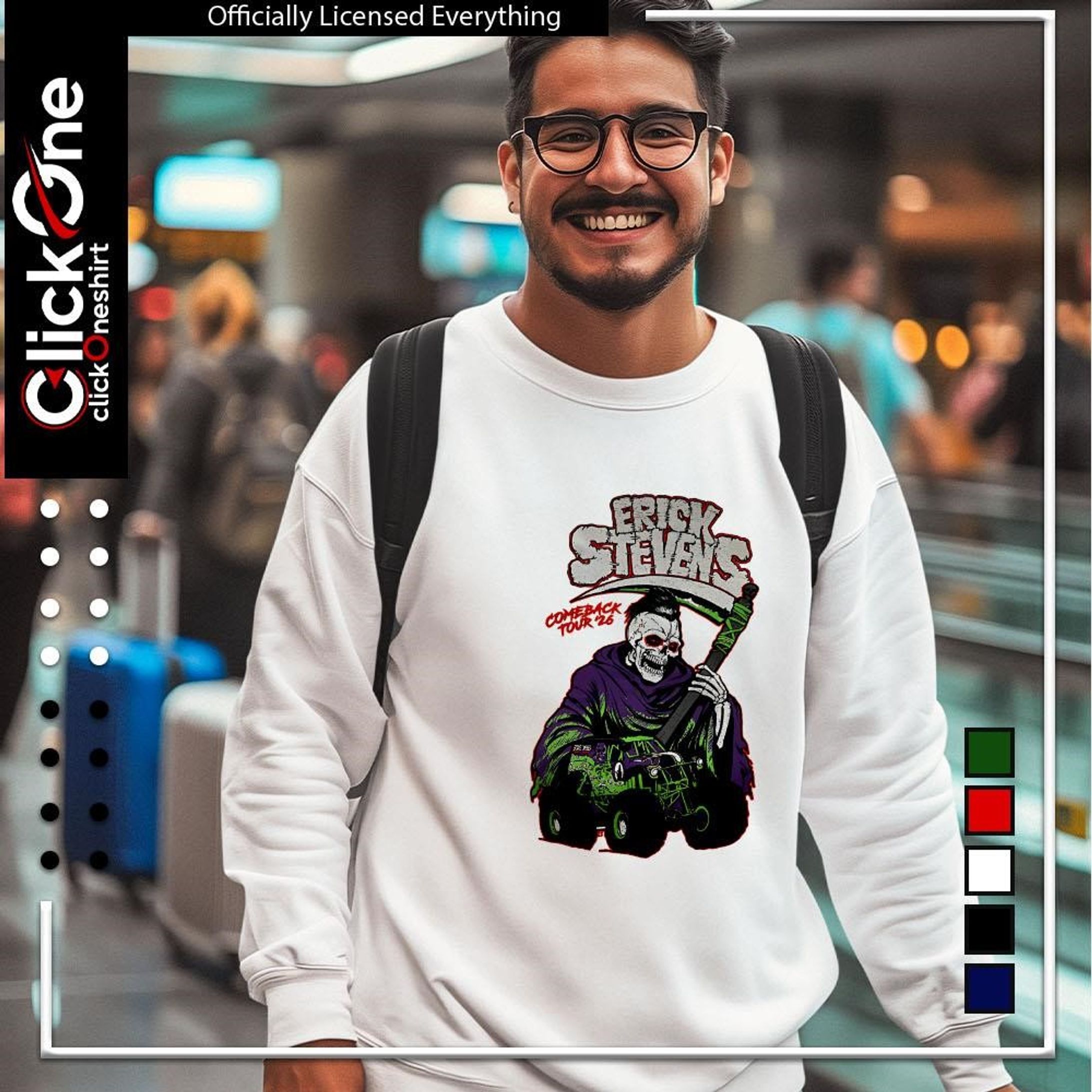 Erick Stevens Comeback Tour 2026 Shirt – Tour Graphic Design-1