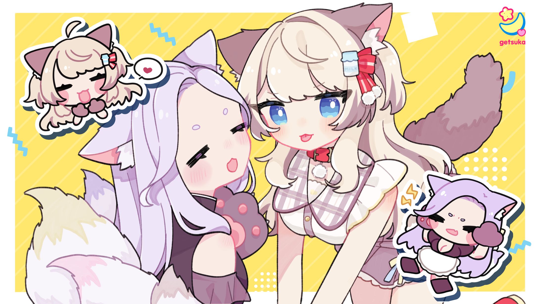 【一枚絵】ネコになっちゃえばいーじゃん！？-1