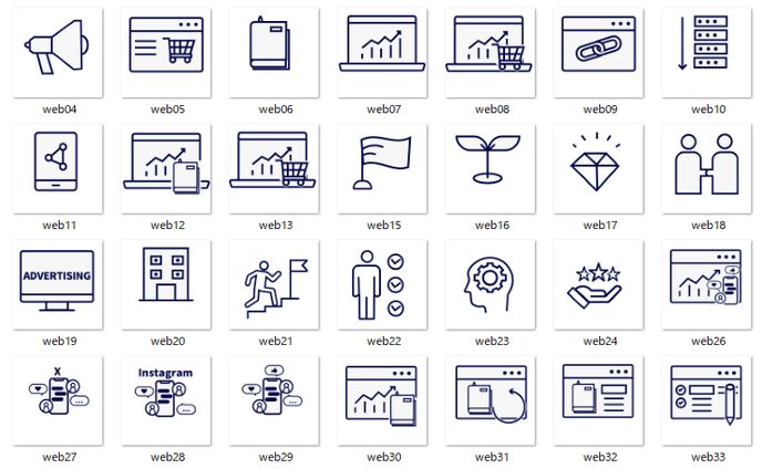 webデザイン用アイコン作成