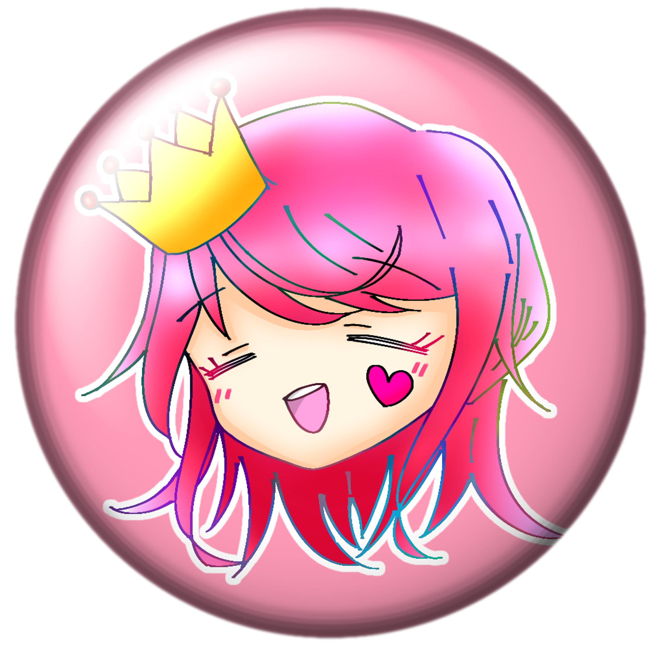 【イラスト】双子の女王（ハート＆ダイヤ）-1