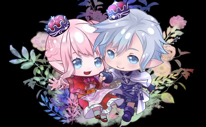 2人のララフェル（通常）