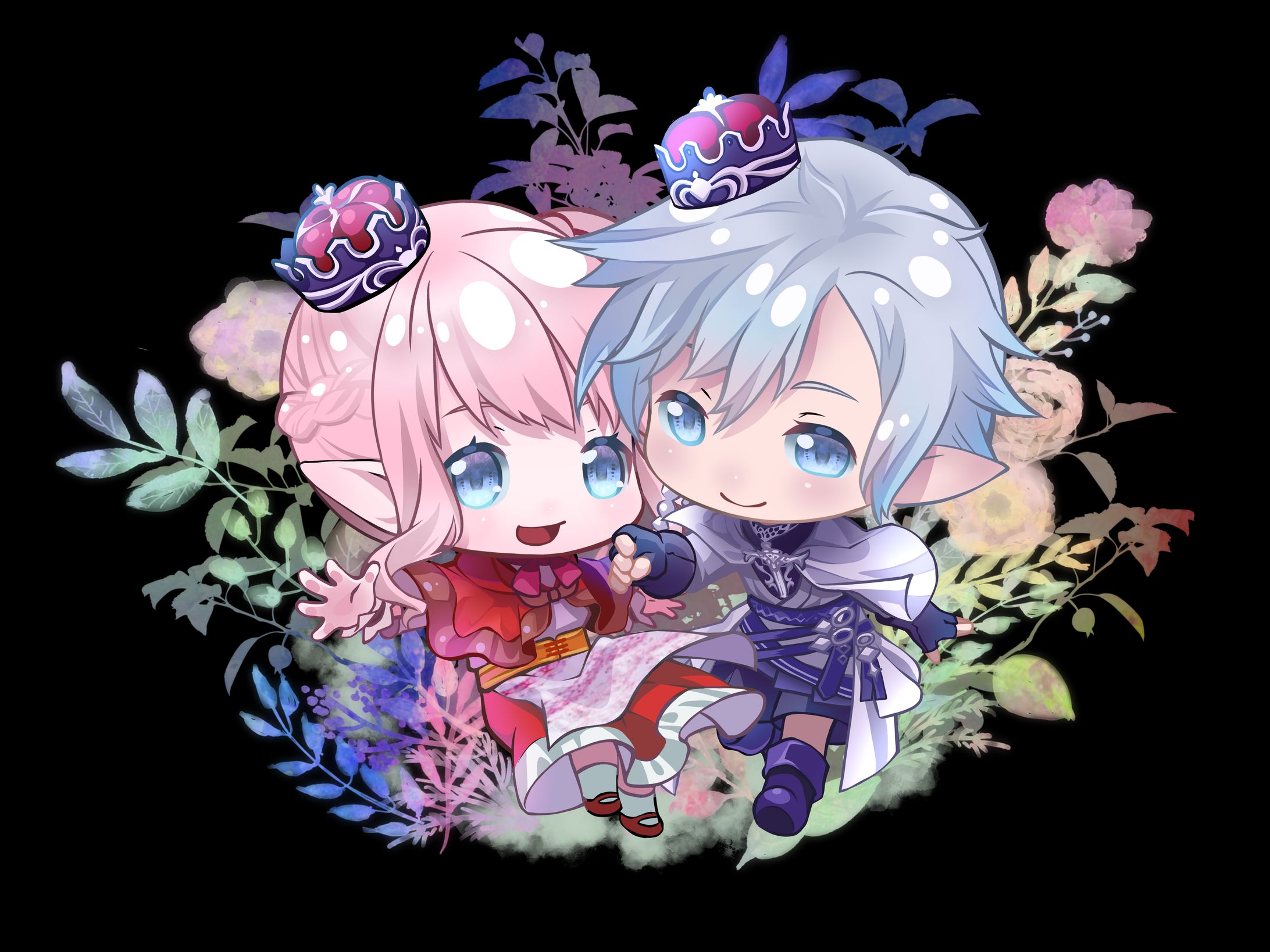 2人のララフェル（通常）-1