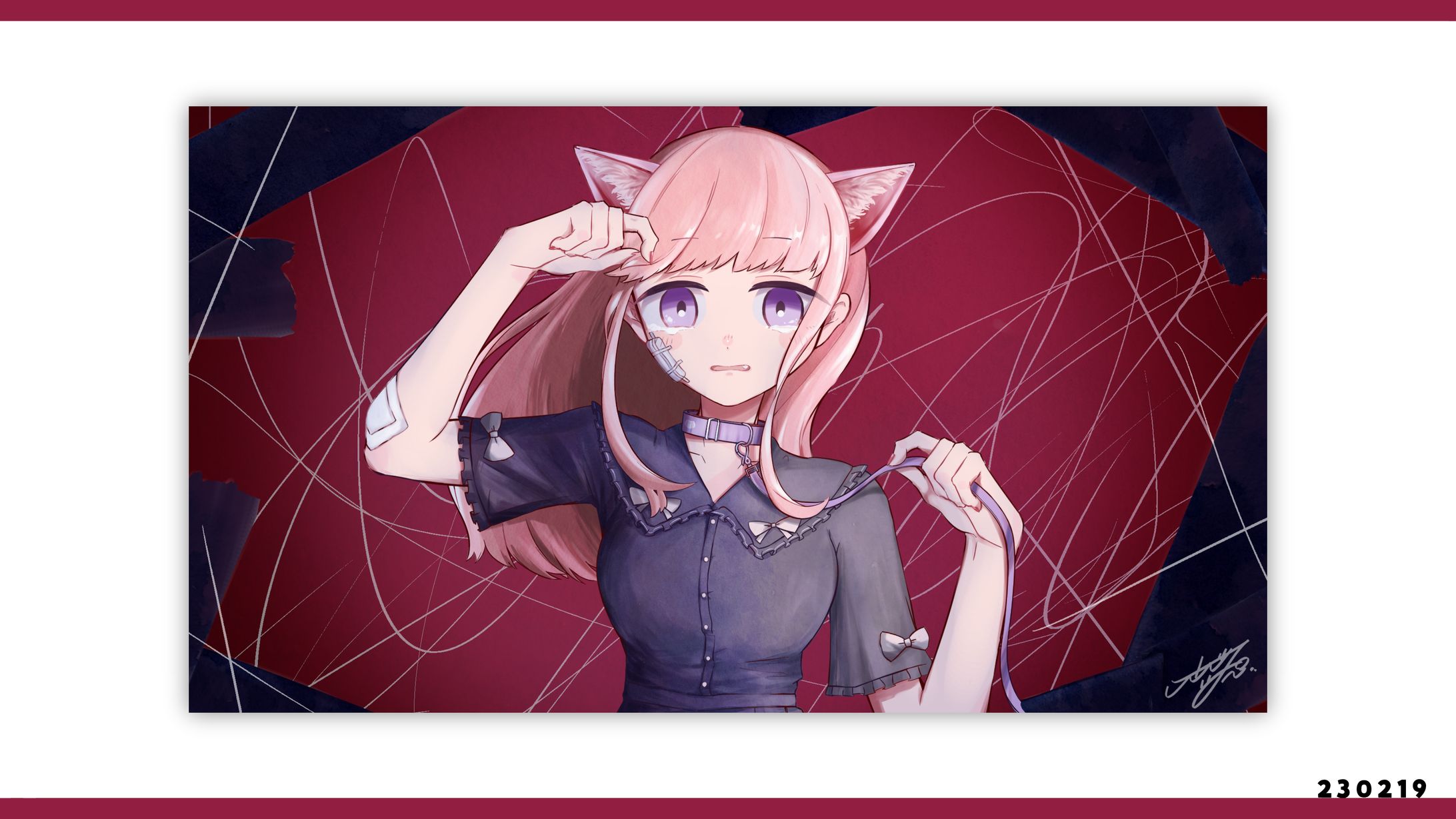 香椎モイミ『キャットラビング』カバーMVイラスト／桜桃 様-1