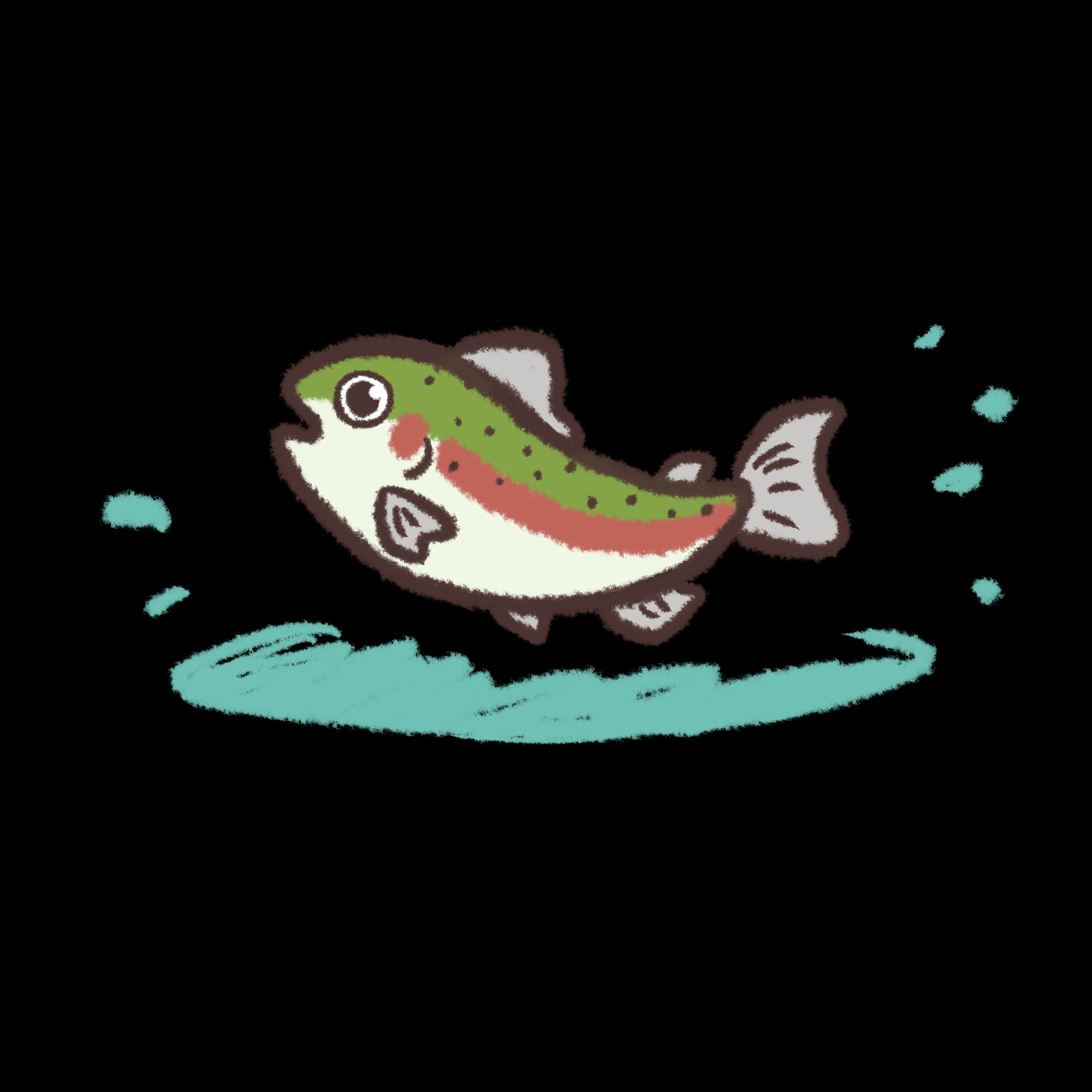 ニジマス（イラスト制作）-1