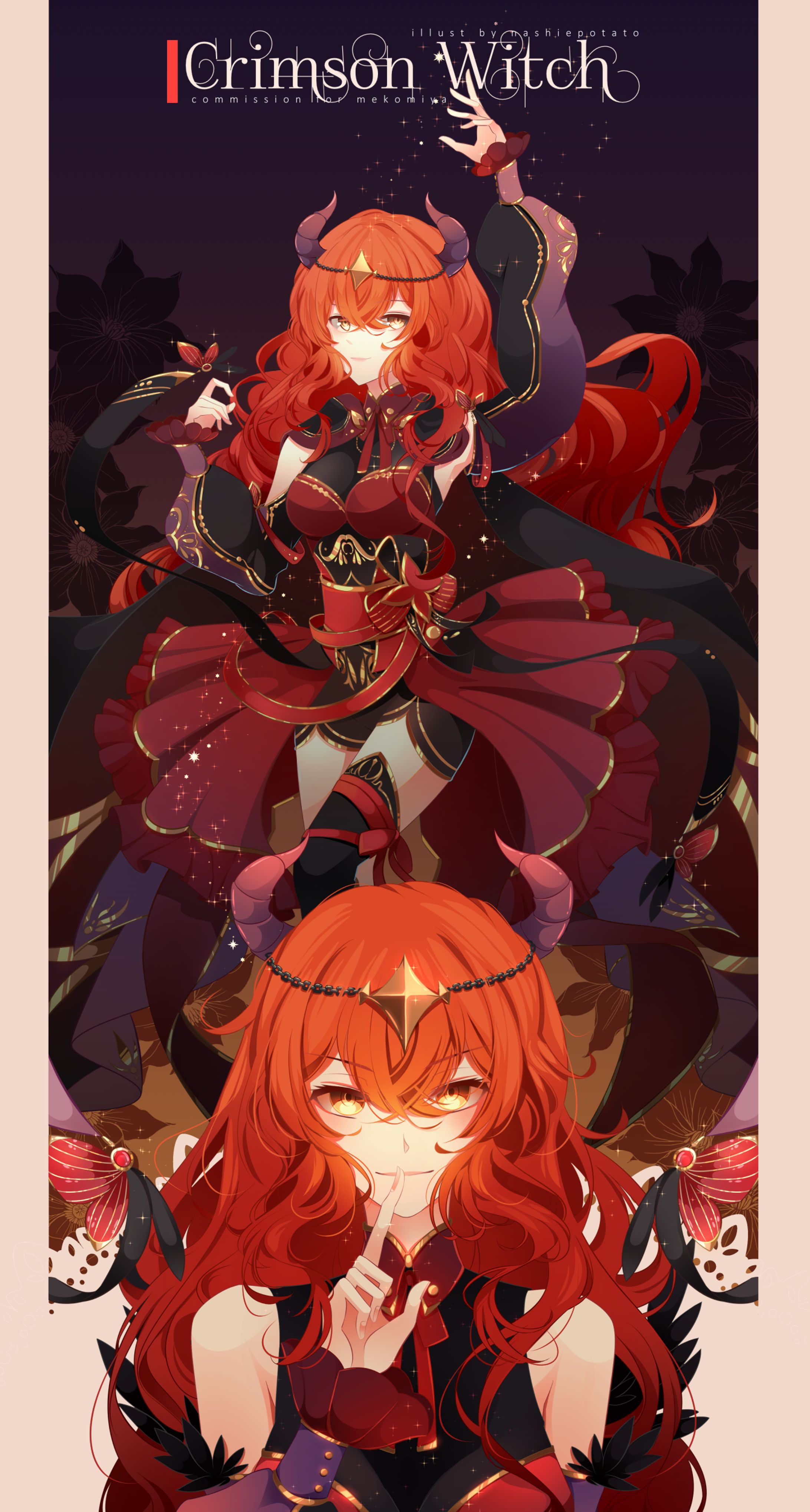 Halfbody Illustration: Axelia-1