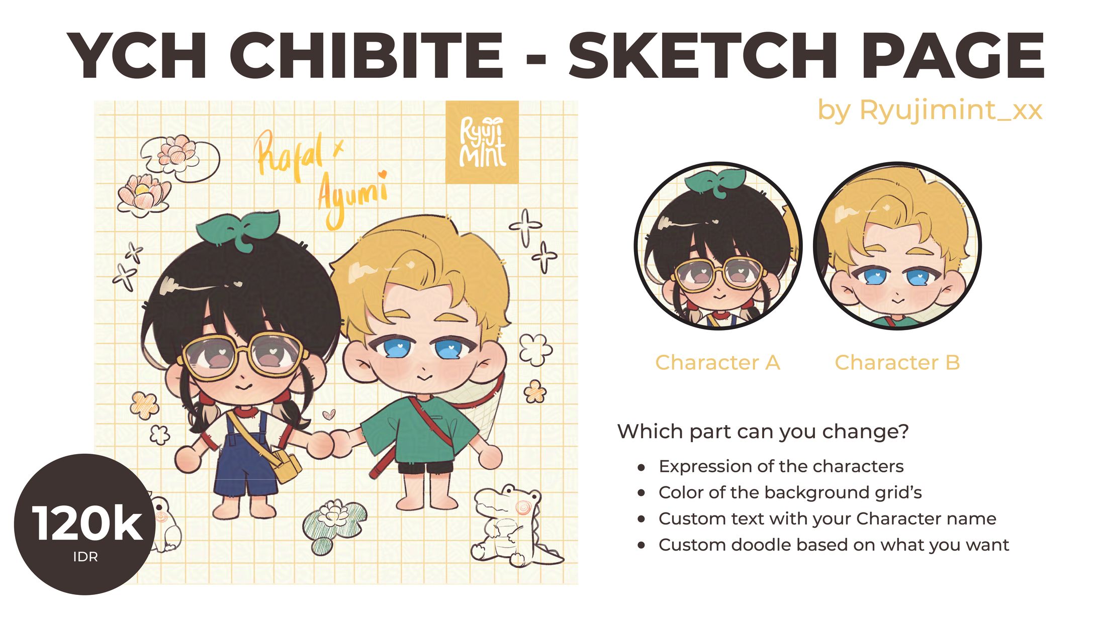 YCH Chibite - sketch page-1