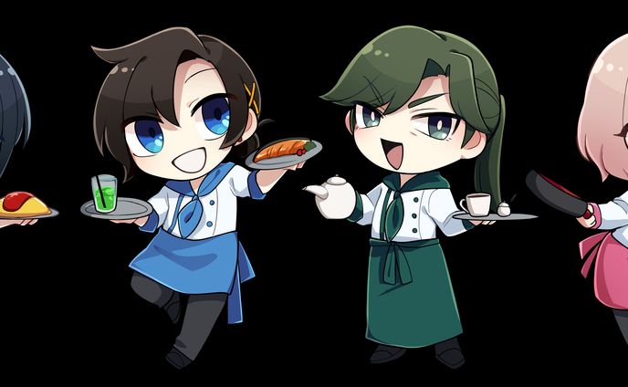 デフォルメイラスト、グッズ