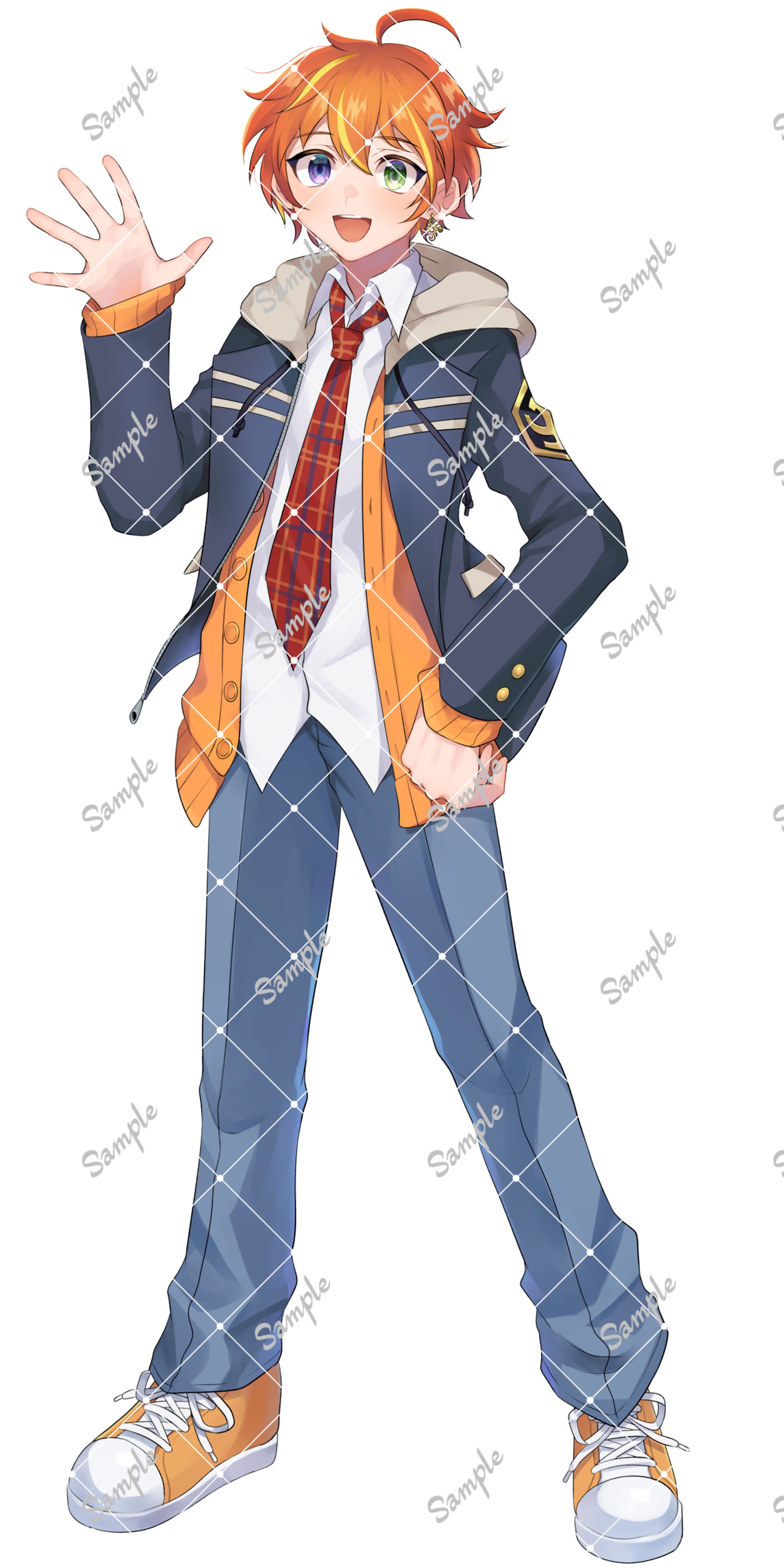 【仕事絵】Vライバー立ち絵イラスト-1