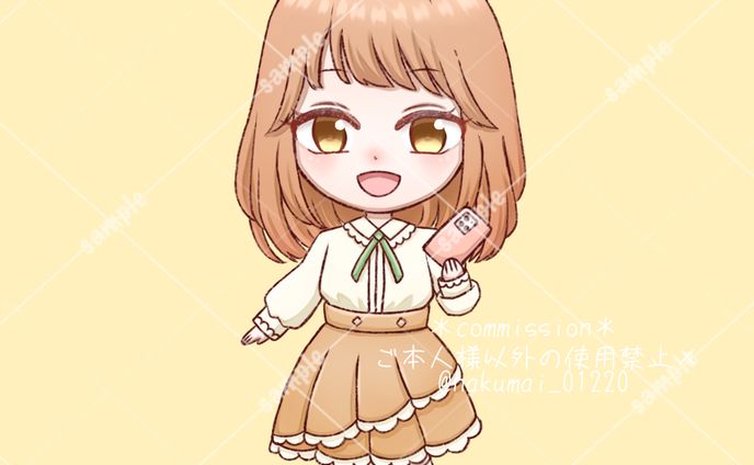 スマホを持つ女の子