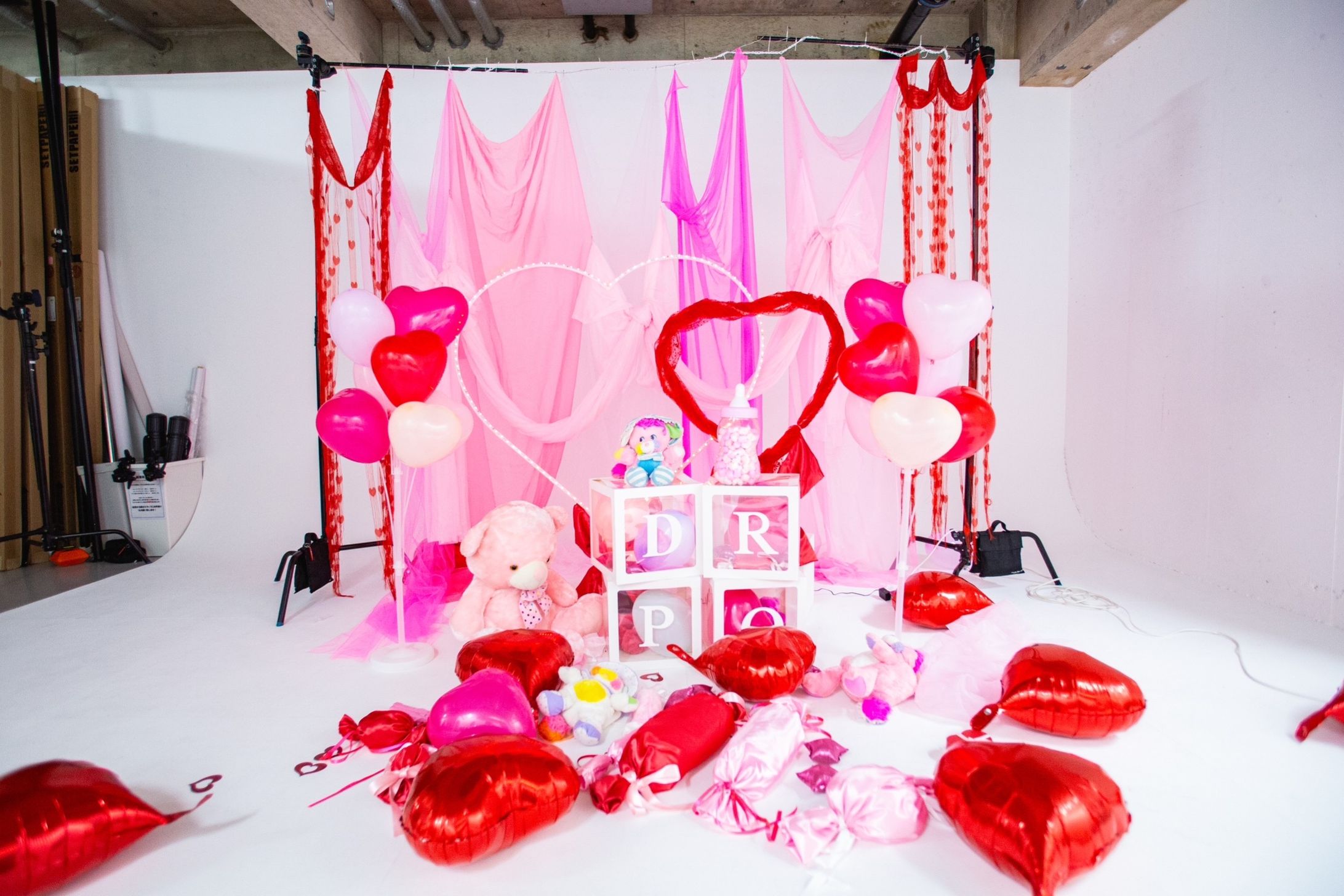 DROP×UTATANE 出張撮影会 空間デザイン-1