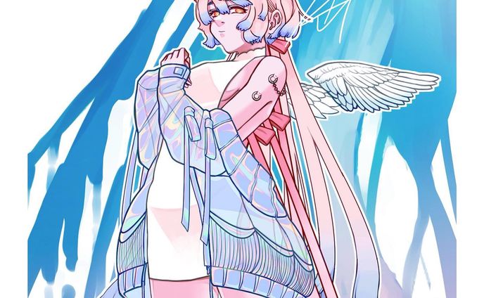 digital art、差分
