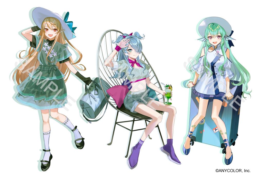 にじさんじEN×まねきねこ コラボビジュアル