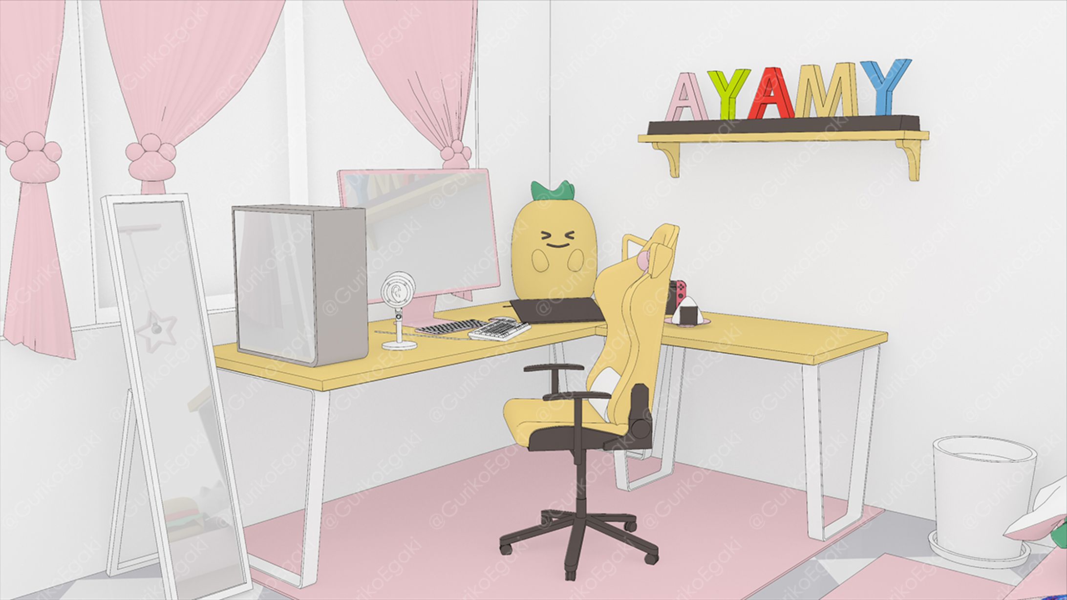 イラストレーターあやみ先生のお部屋兼ステージ・コンセプトイメージ-1